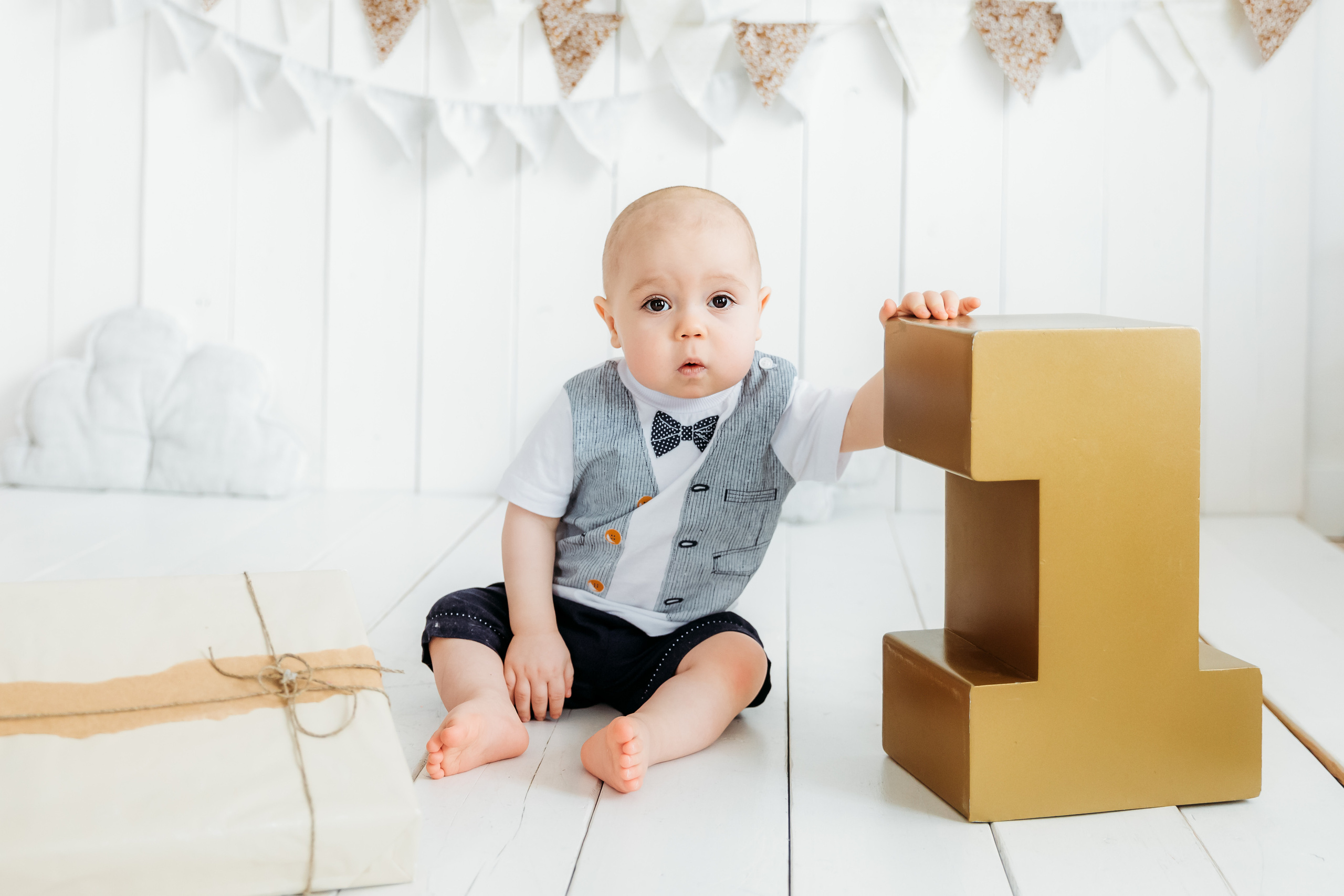 1 годик в студии. Семейный и репортажный фотограф в Иркутске Людмила Лиханская