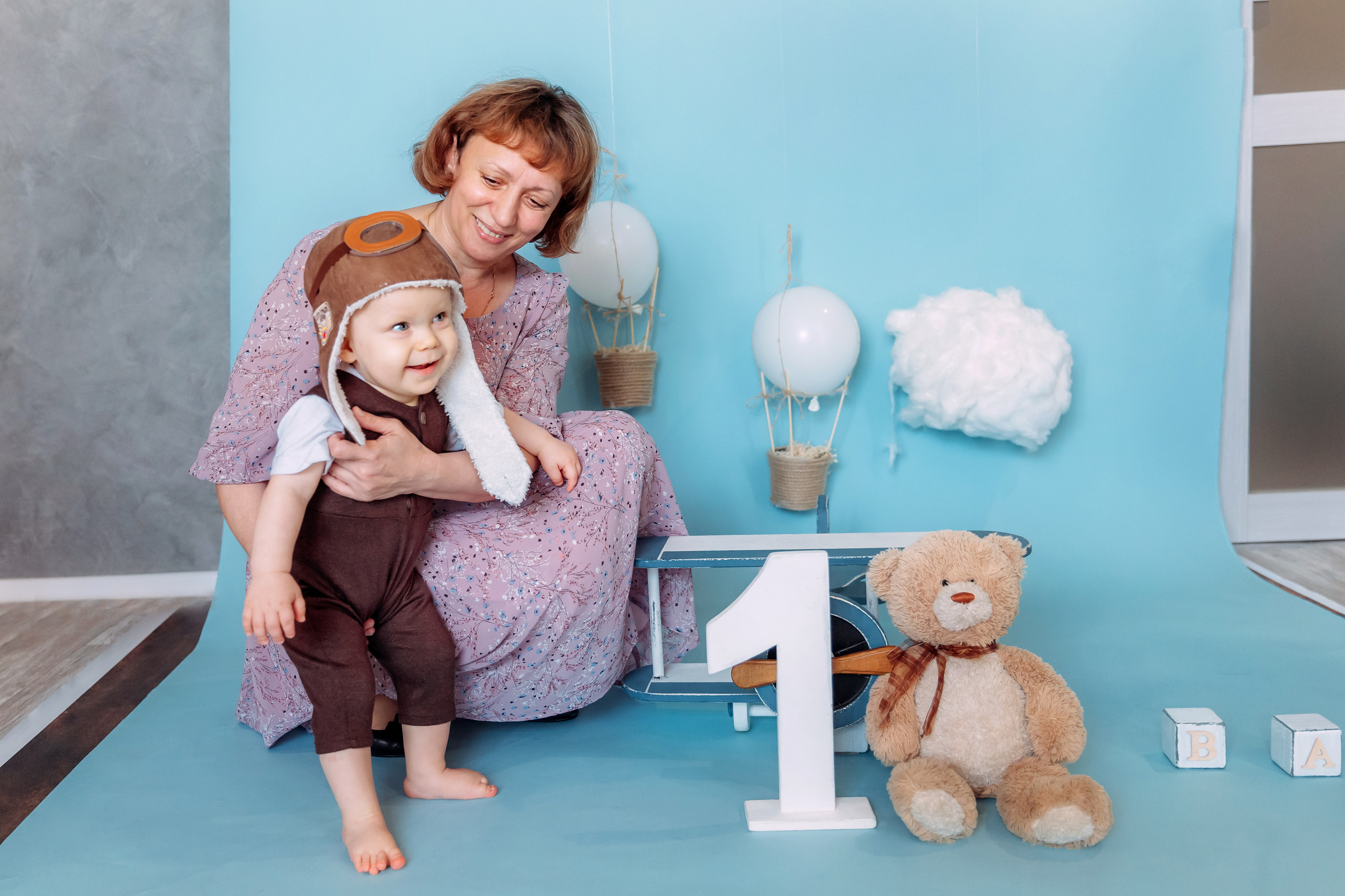 1 годик в студии. Семейный и репортажный фотограф в Иркутске Людмила Лиханская