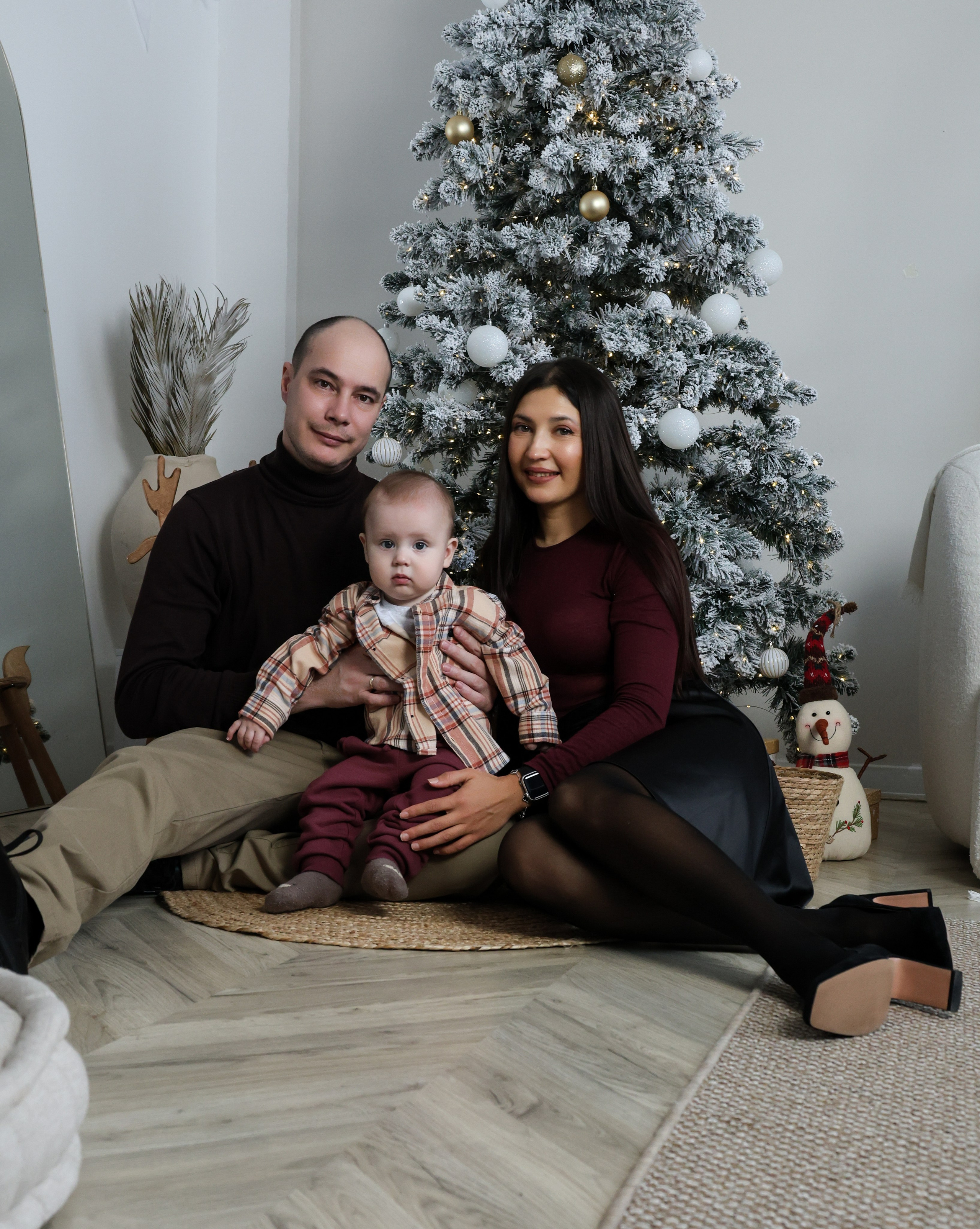 Семейная Новогодняя съёмка. Ирина, Денис и Платон. Tatiana Shumskaya