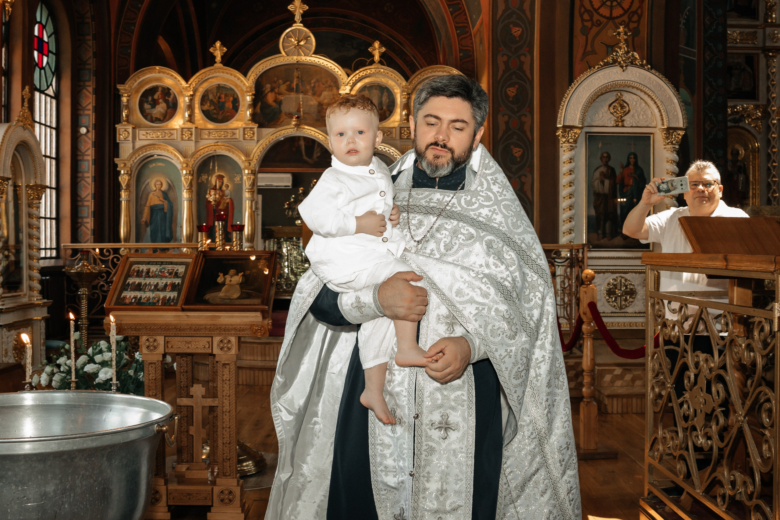 Крещение София и Сережа. Фотограф Краснодар