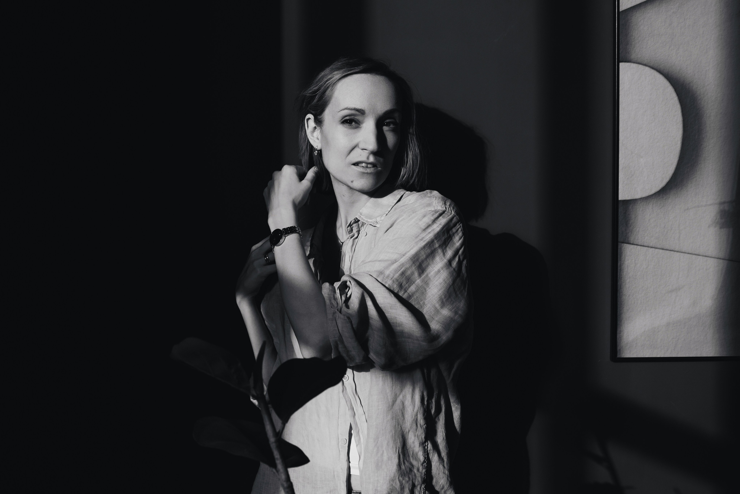 Женский портрет, студийная съемка.