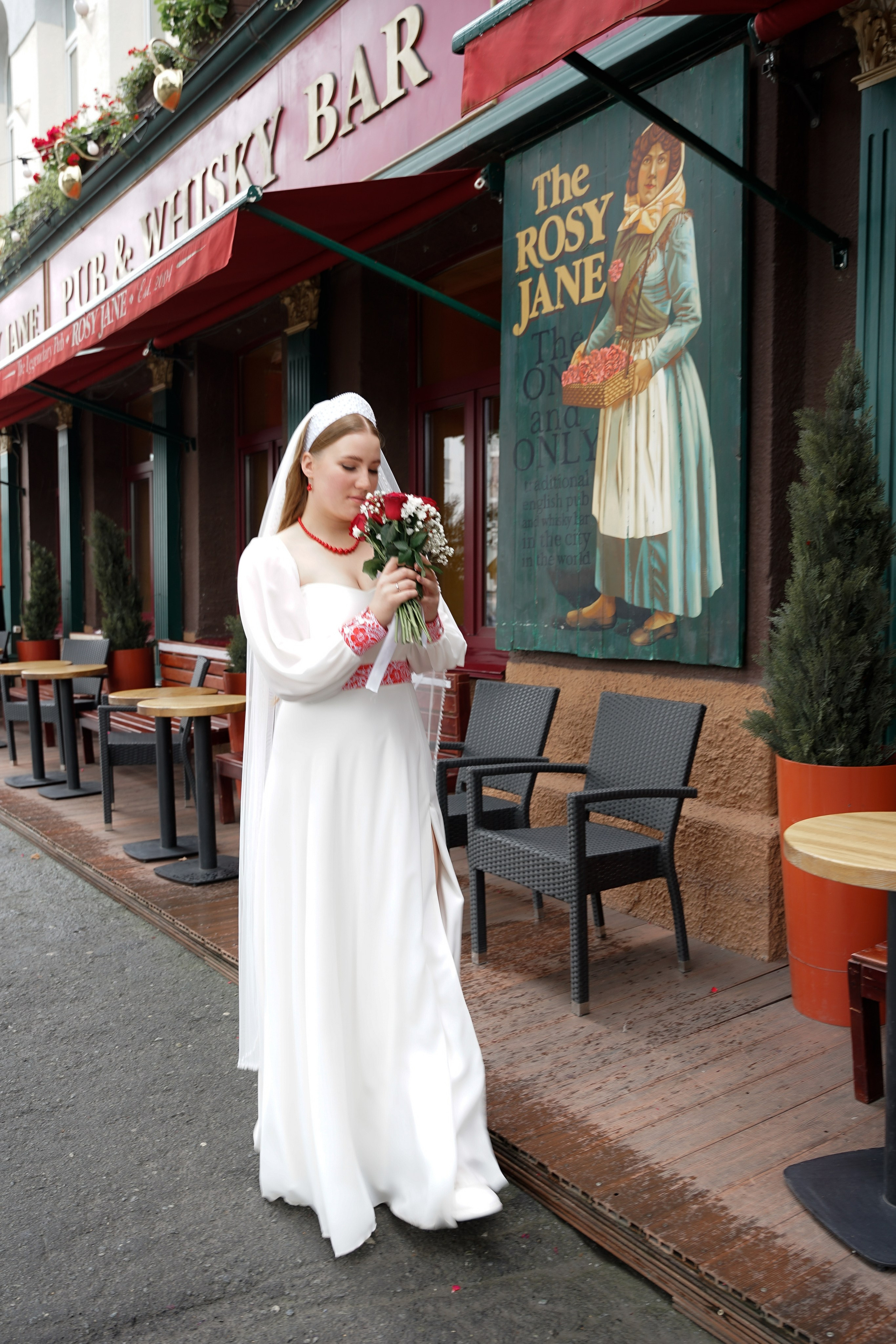 Свадебная фотосессия в русском стиле