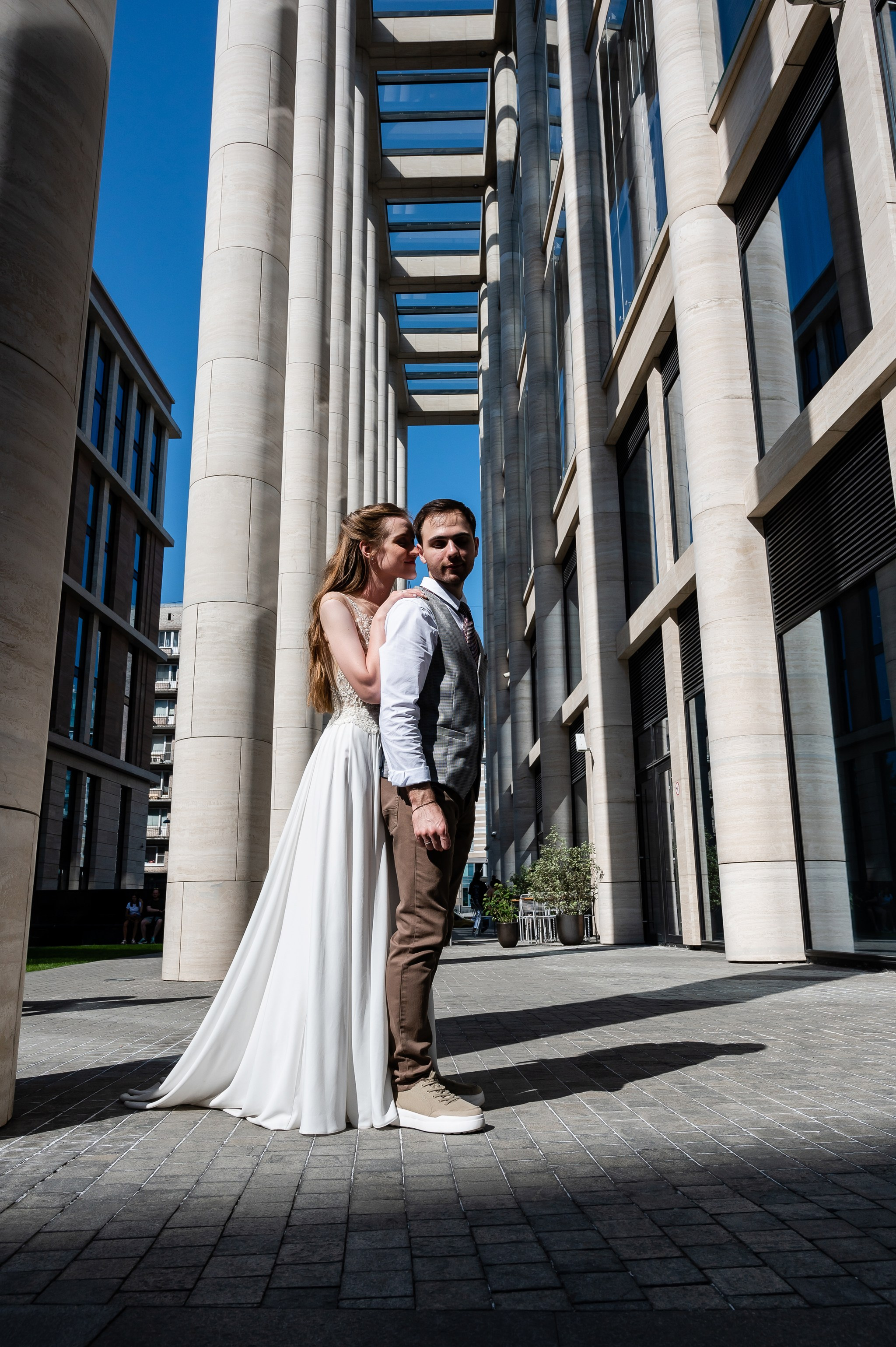 Зеркальный дворик. Свадебный и семейный фотограф из Санкт-Петербурга Климов Анатолий