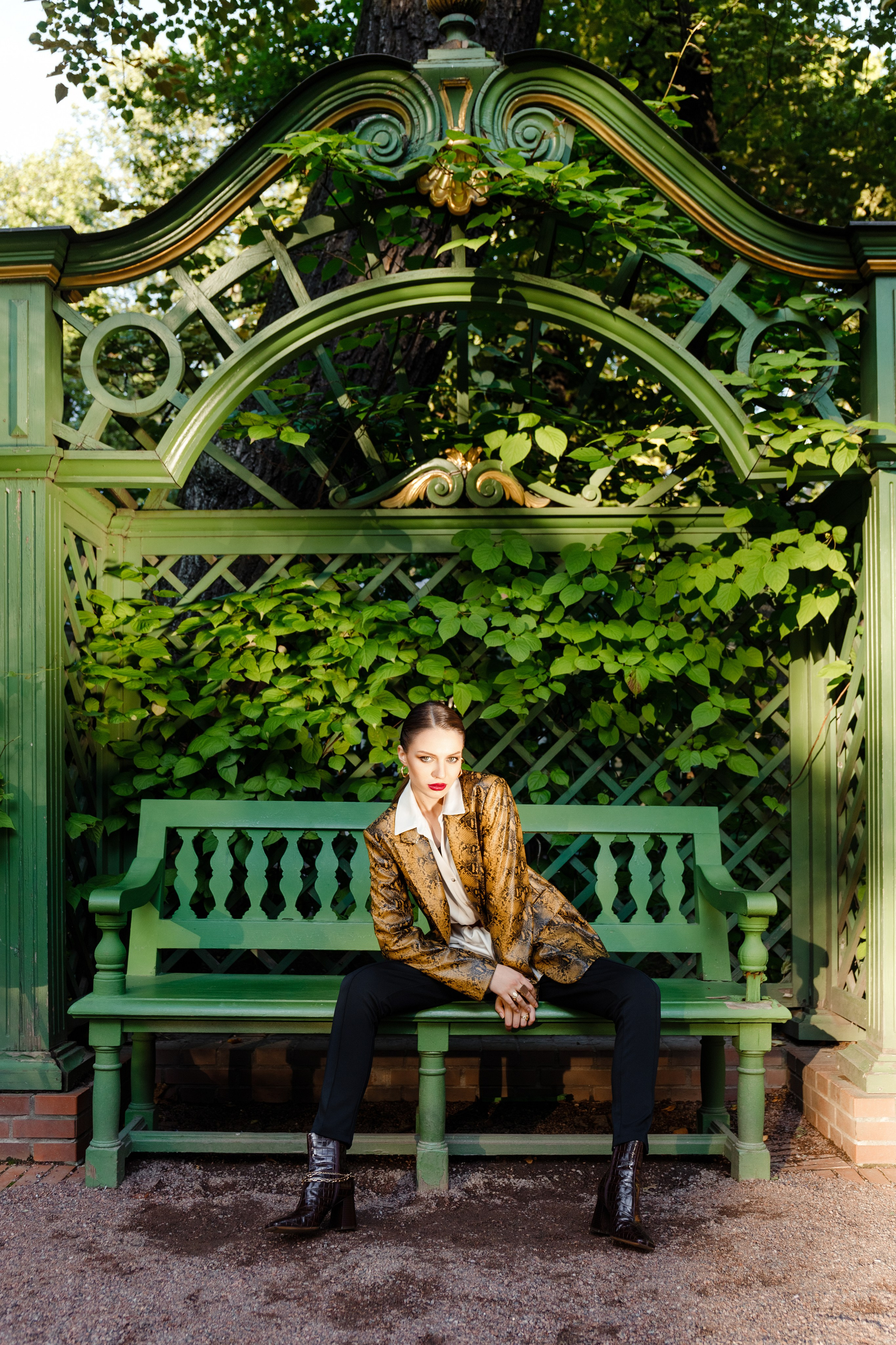 Летняя fashion-съёмка в Летнем саду
