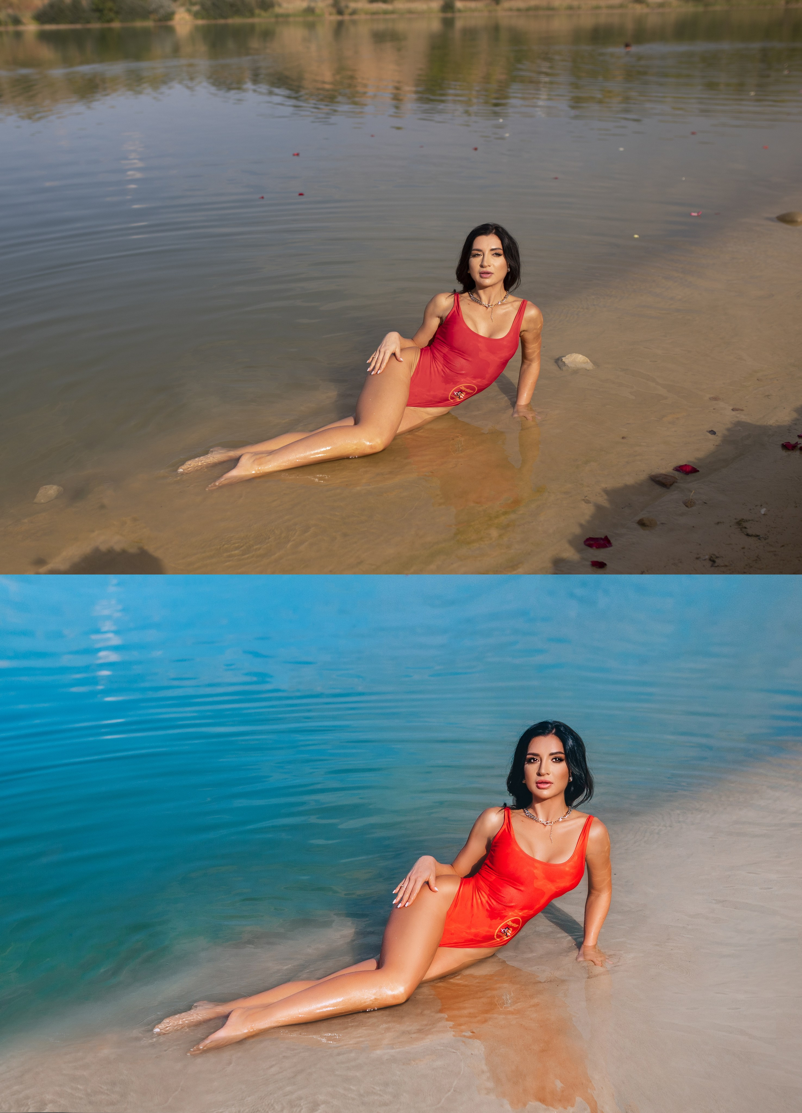 Ретушь до и после. Семейный и женский фотограф в Екатеринбурге Светлана Фиризен