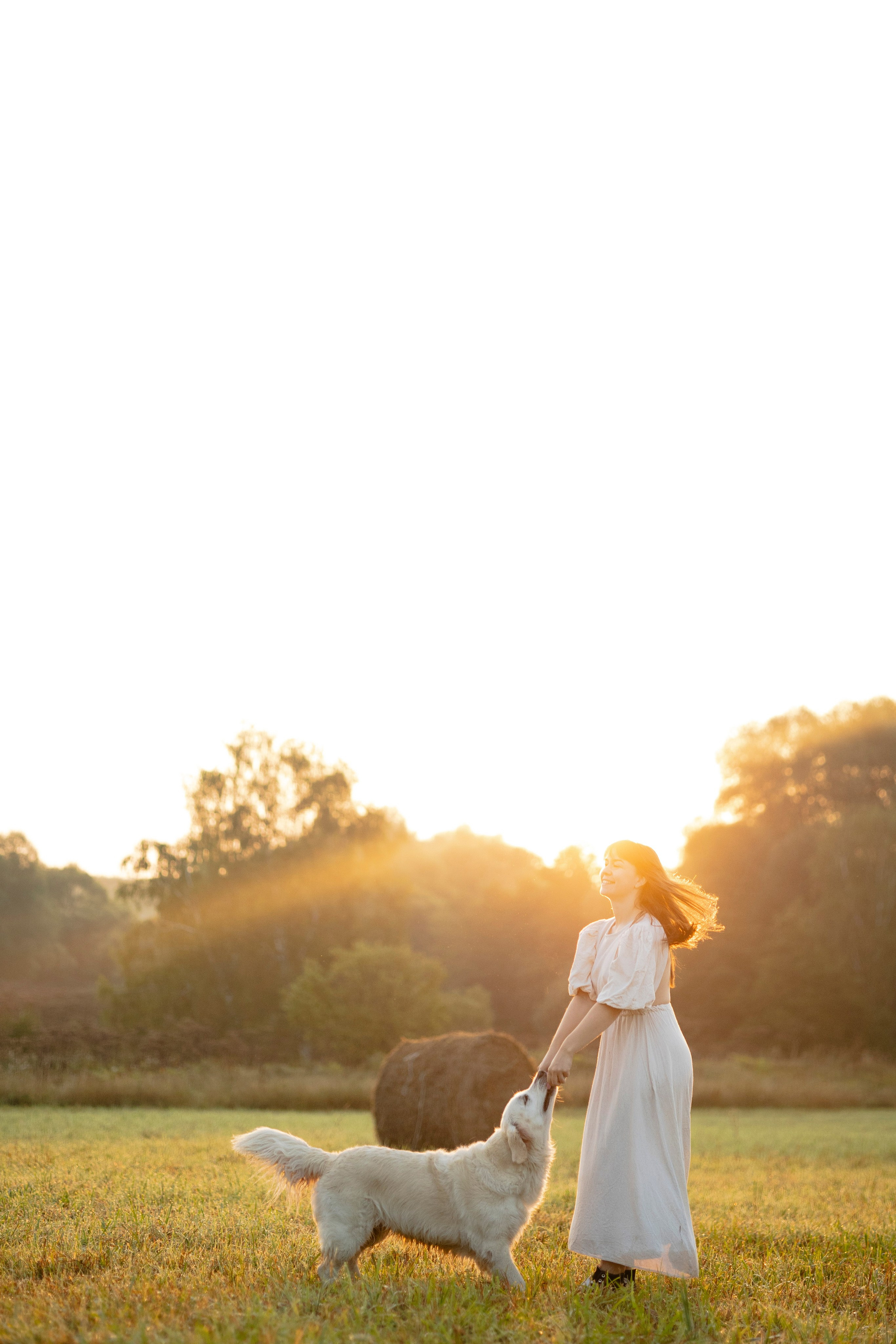 Рассветная съемка с собакой. Анастасия Белаш