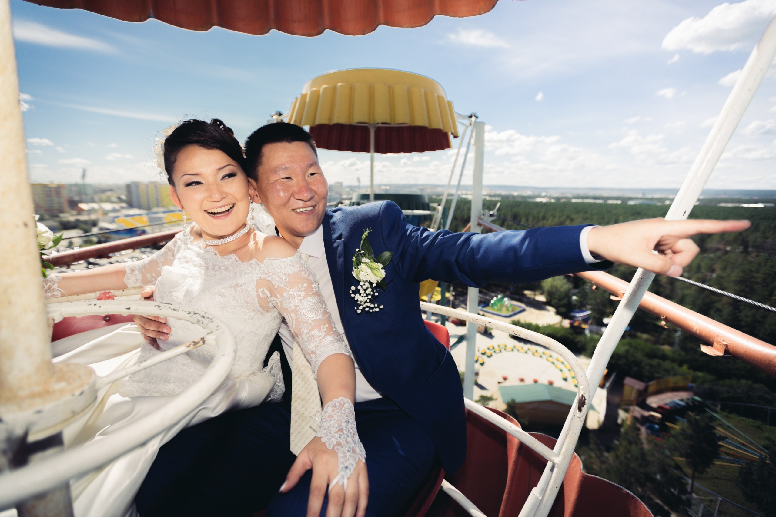 Летнее свадебное фото. Фотограф Надежда Куин, Якутск