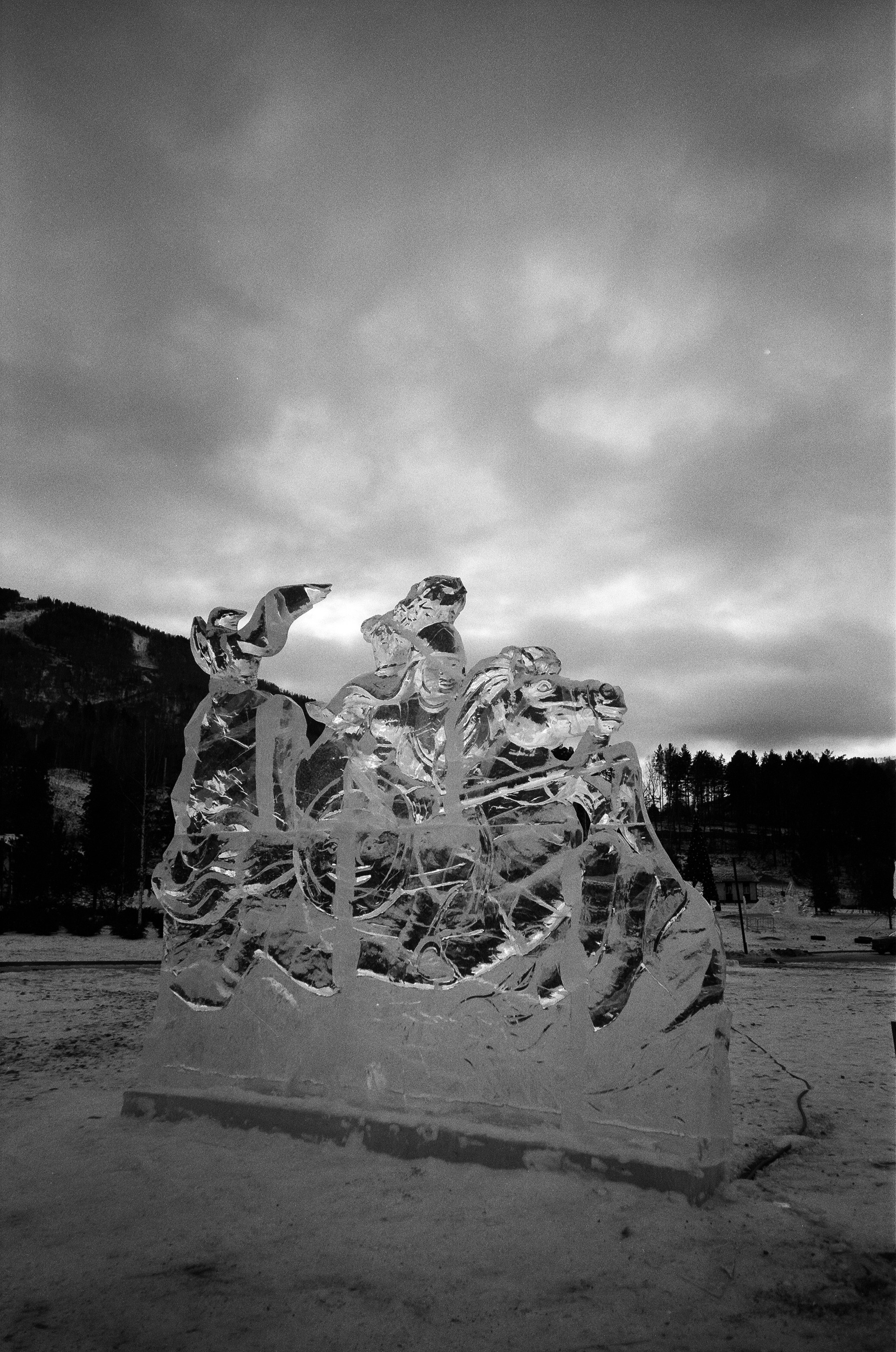 Горный курорт Манжерок в Новый Год. Фотограф-документалист Мария Осокина