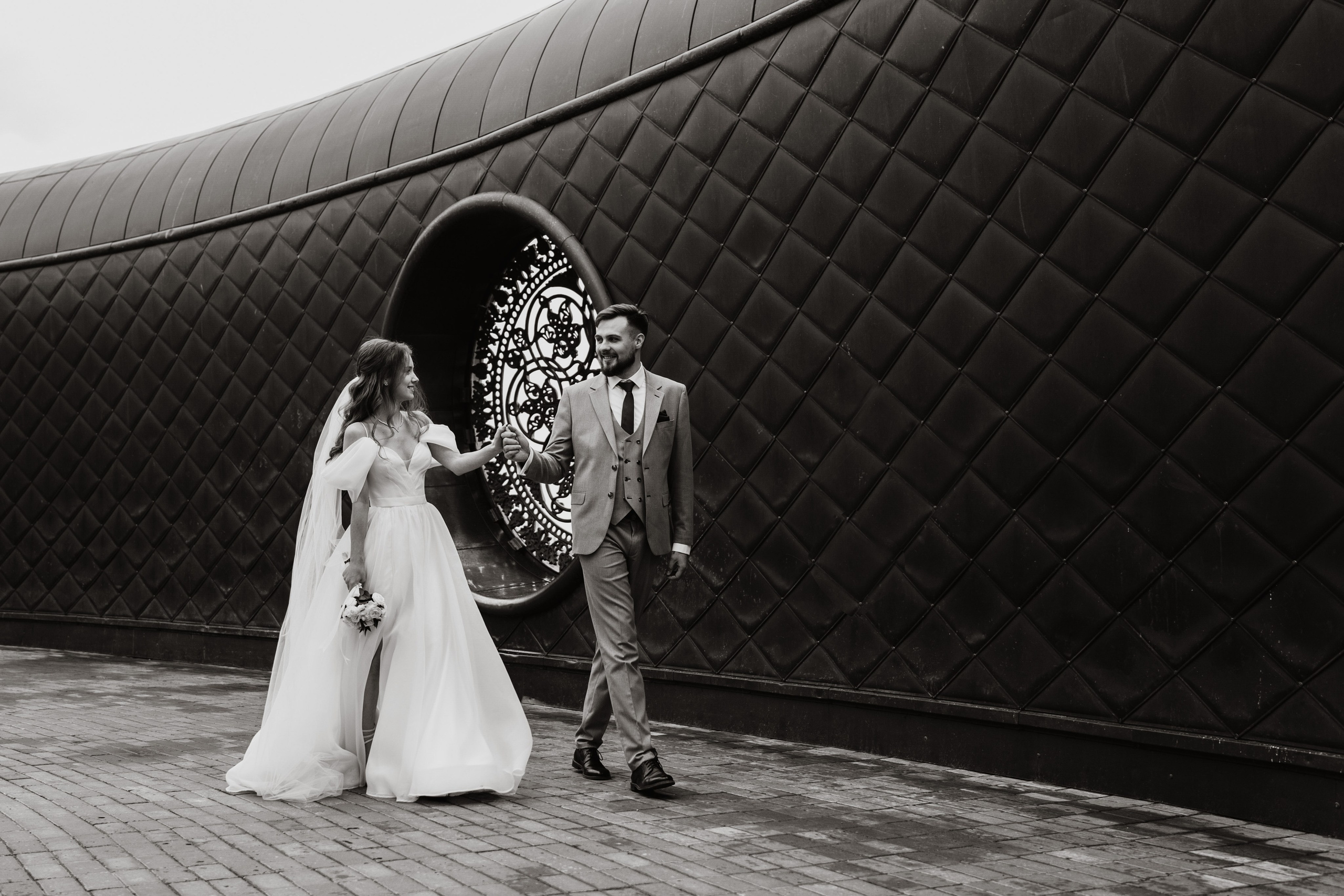 Фотосессия на крыше Чаши, свадебный фотограф Казань