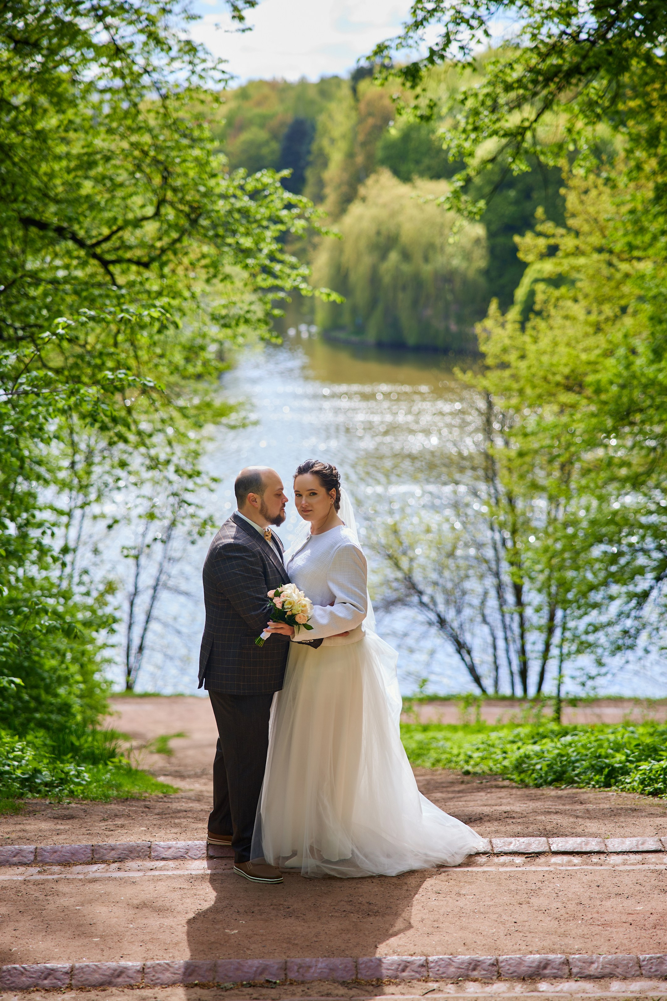 Свадебная фотосессия в Царицыно. Свадебный фотограф Сергей Колбинский