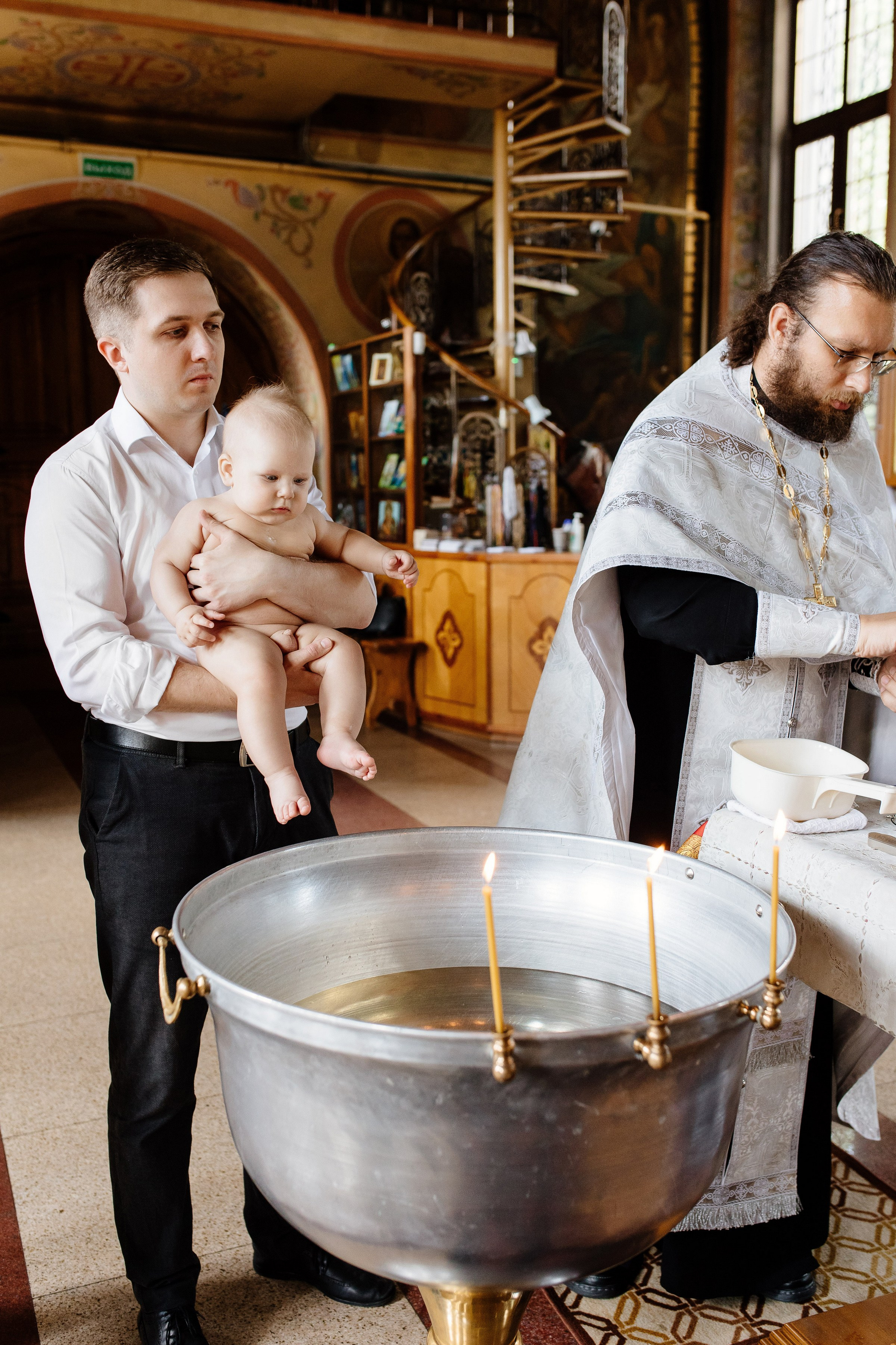 Крещение Луки. Свадебный и семейный фотограф Екатерина Иванова