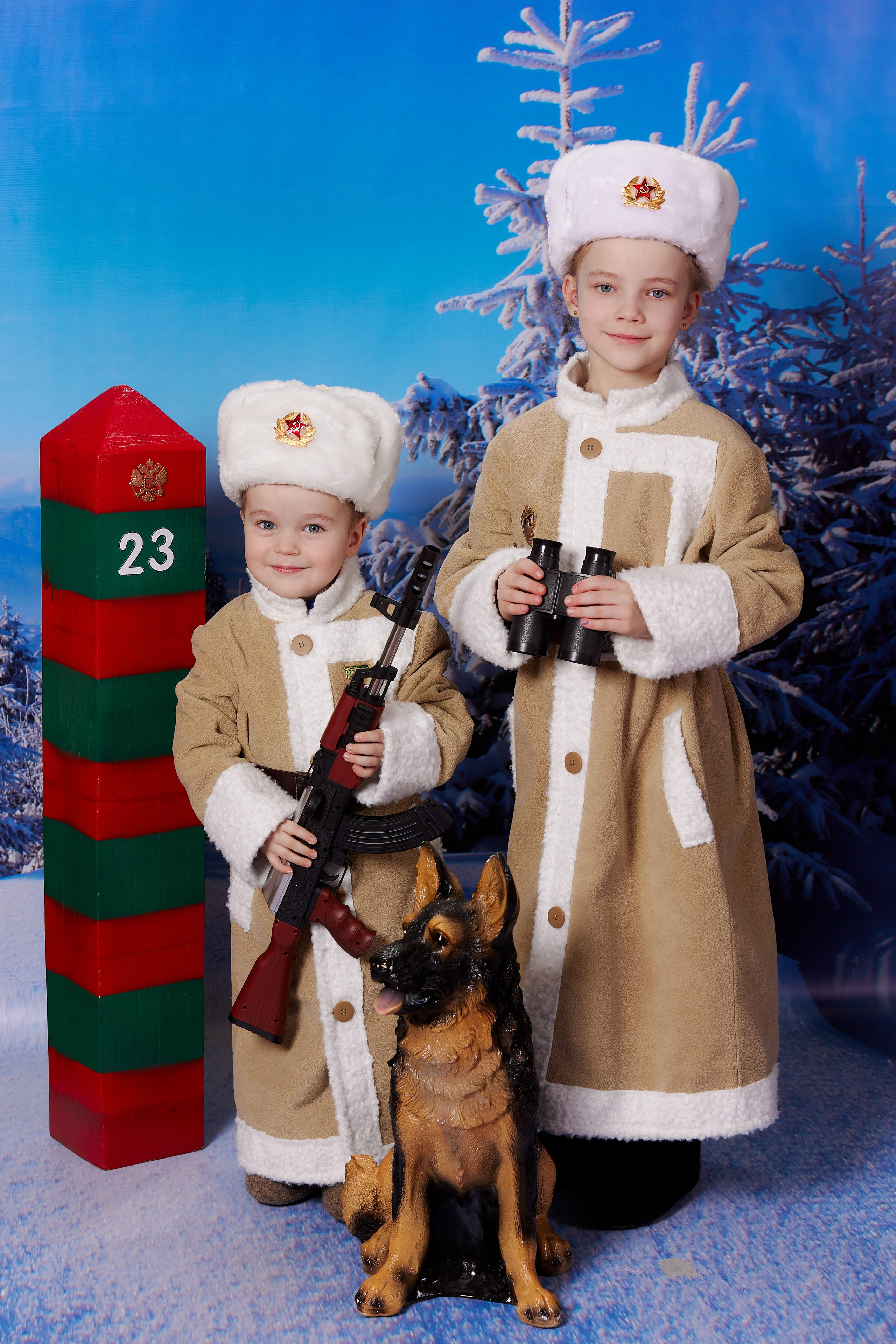 Пограничник. Детская выездная фотостудия