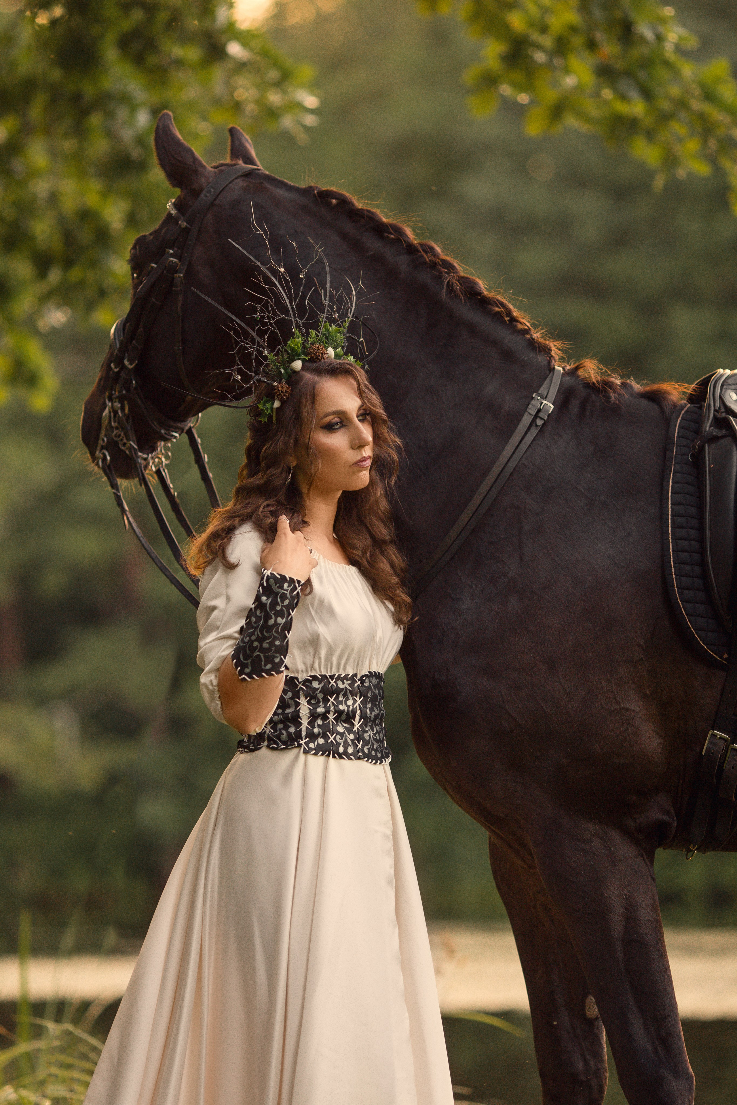 Фотосессия с лошадью в парке СПб