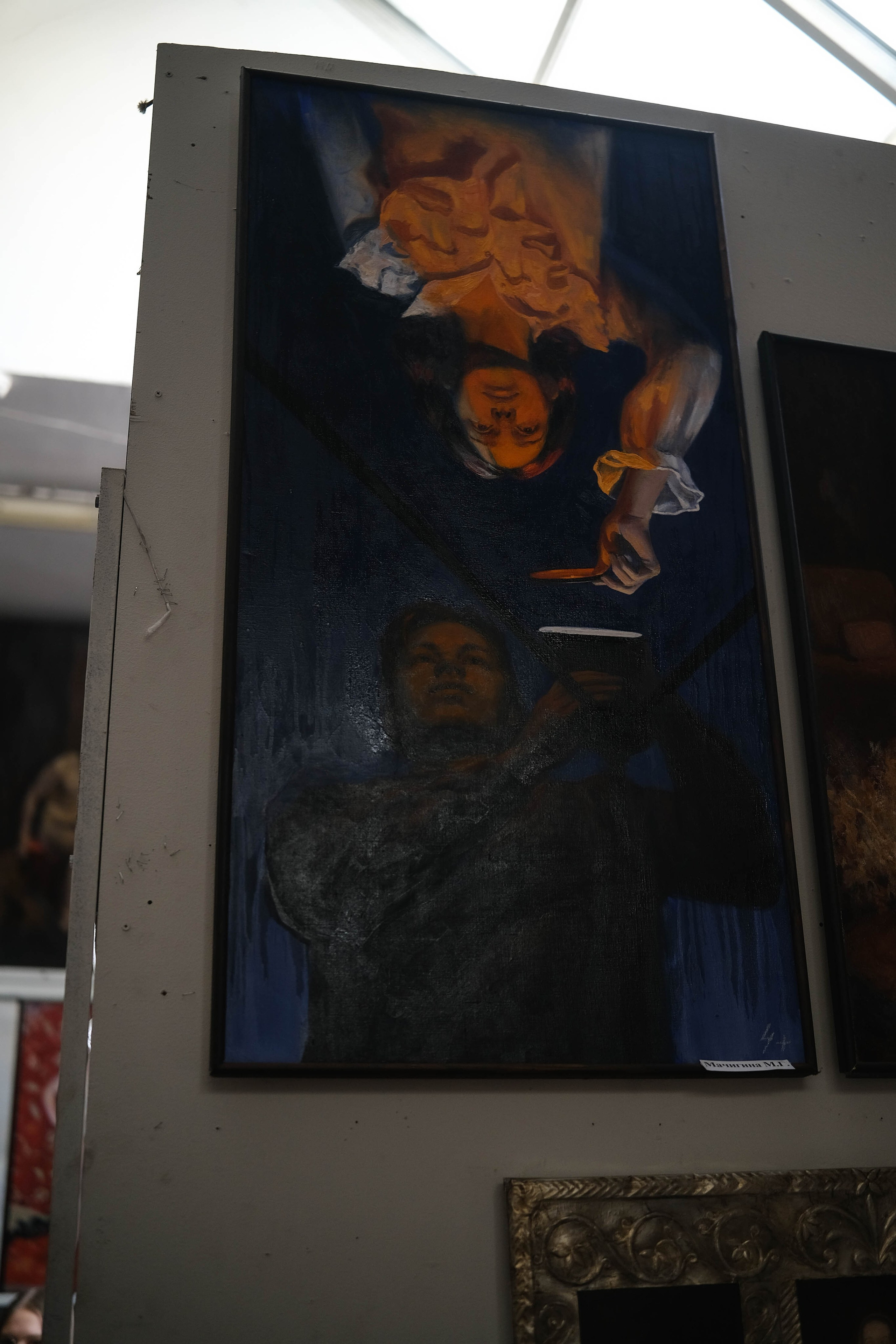 Репортаж частной экскурсии художника Михаила Соловьева в академии художеств Репина. Портретные и творческие съемки Санкт-Петребург