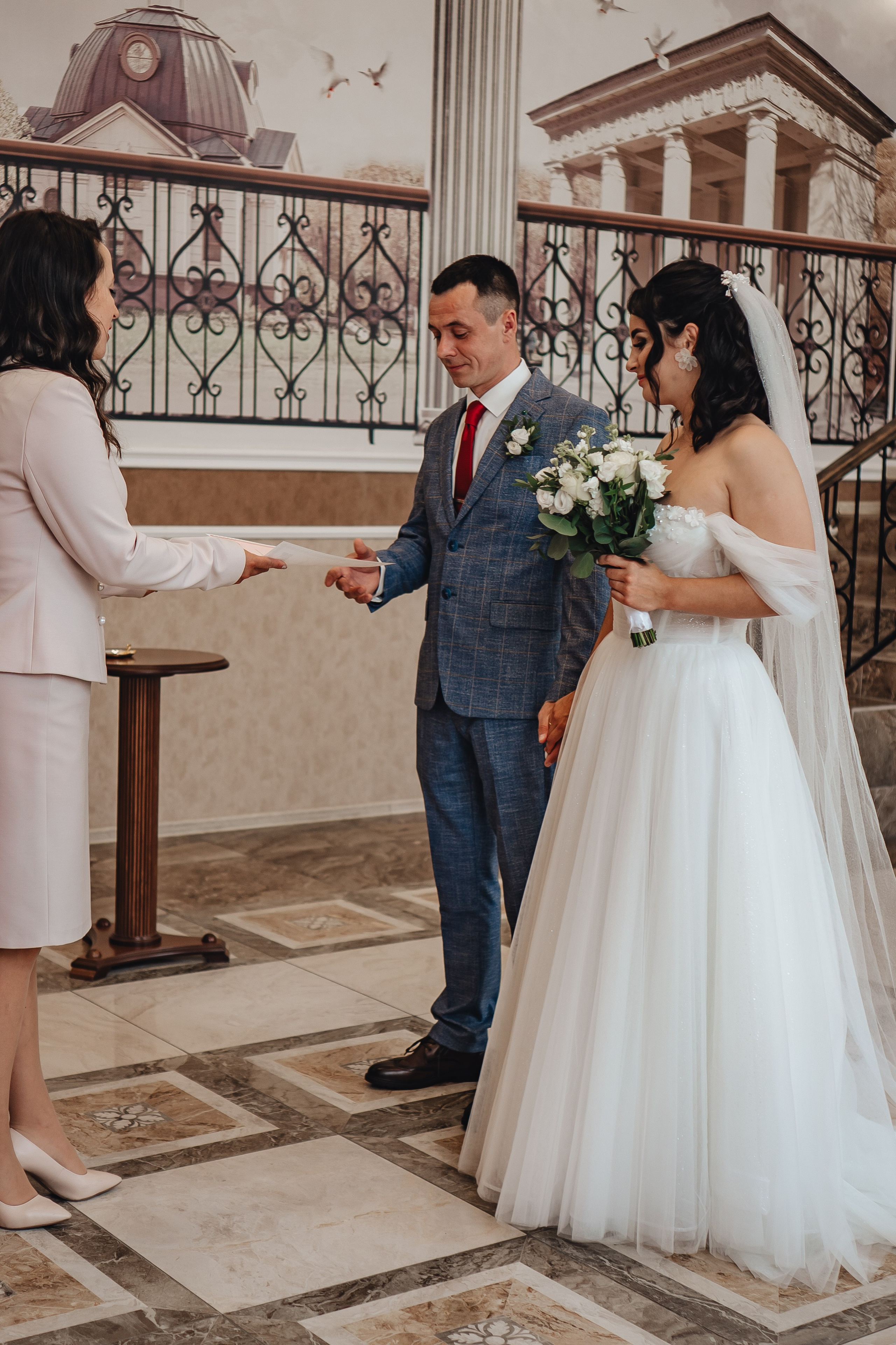 СВАДЕБНАЯ СЬЕМКА В ЗАГСЕ НА МОСКОВСКОМ ПРОСПЕКТЕ. Профессиональный фотограф, Санкт-Петербург — Виктория Богомолова