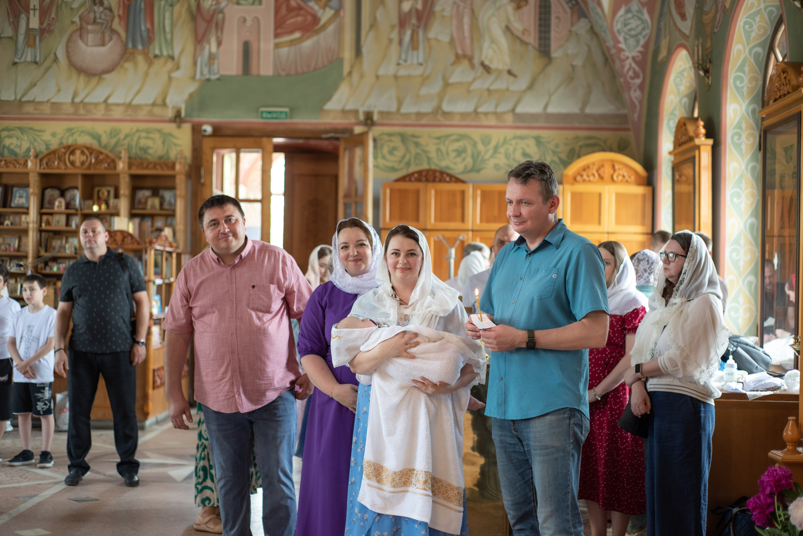 Таинство Крещения Вити. Фотограф в Железнодорожном и Балашихе
