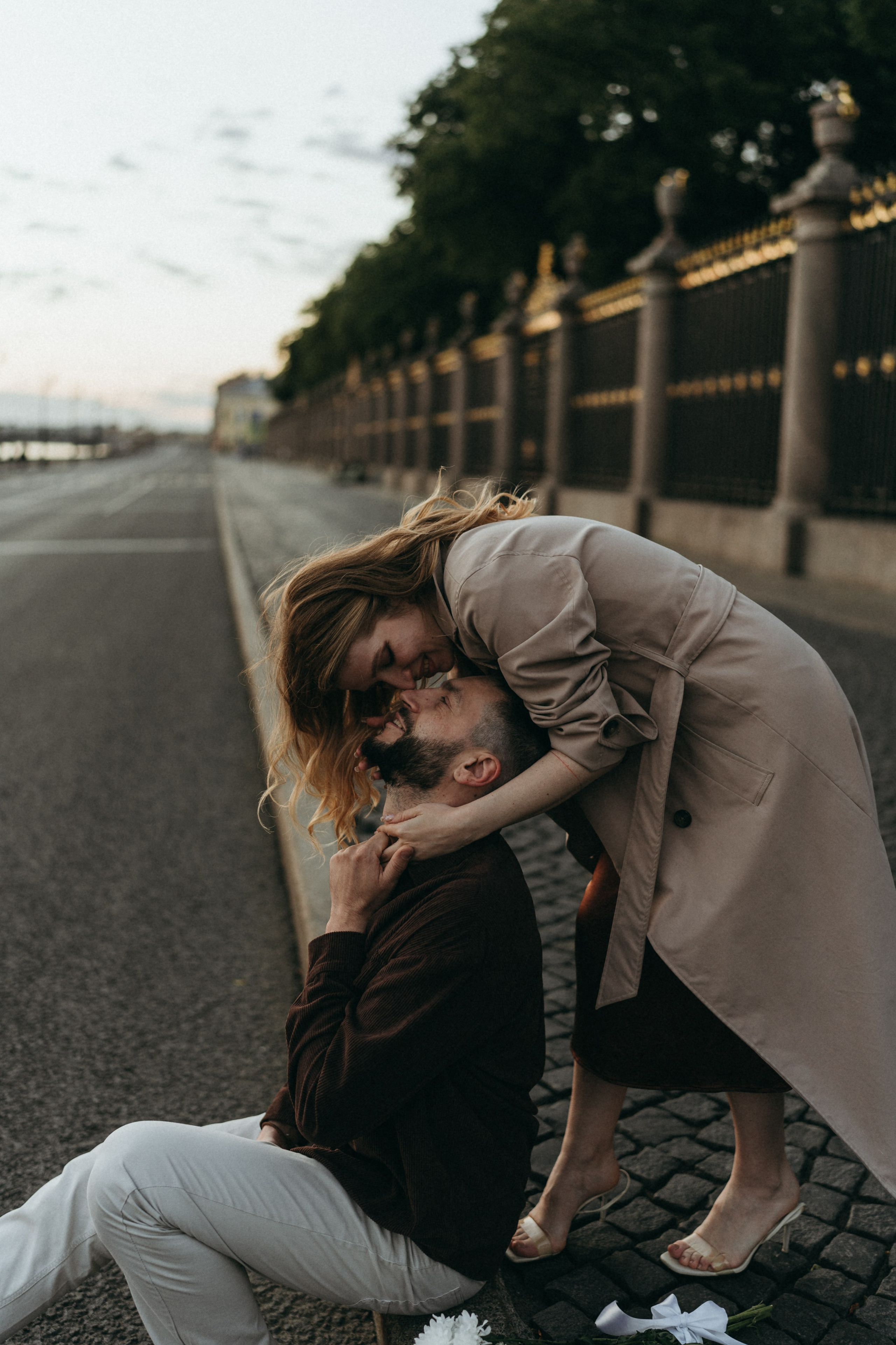 Максим и Настя / Разводные мосты. Фотограф в Санкт-Петербурге — Лучина Екатерина