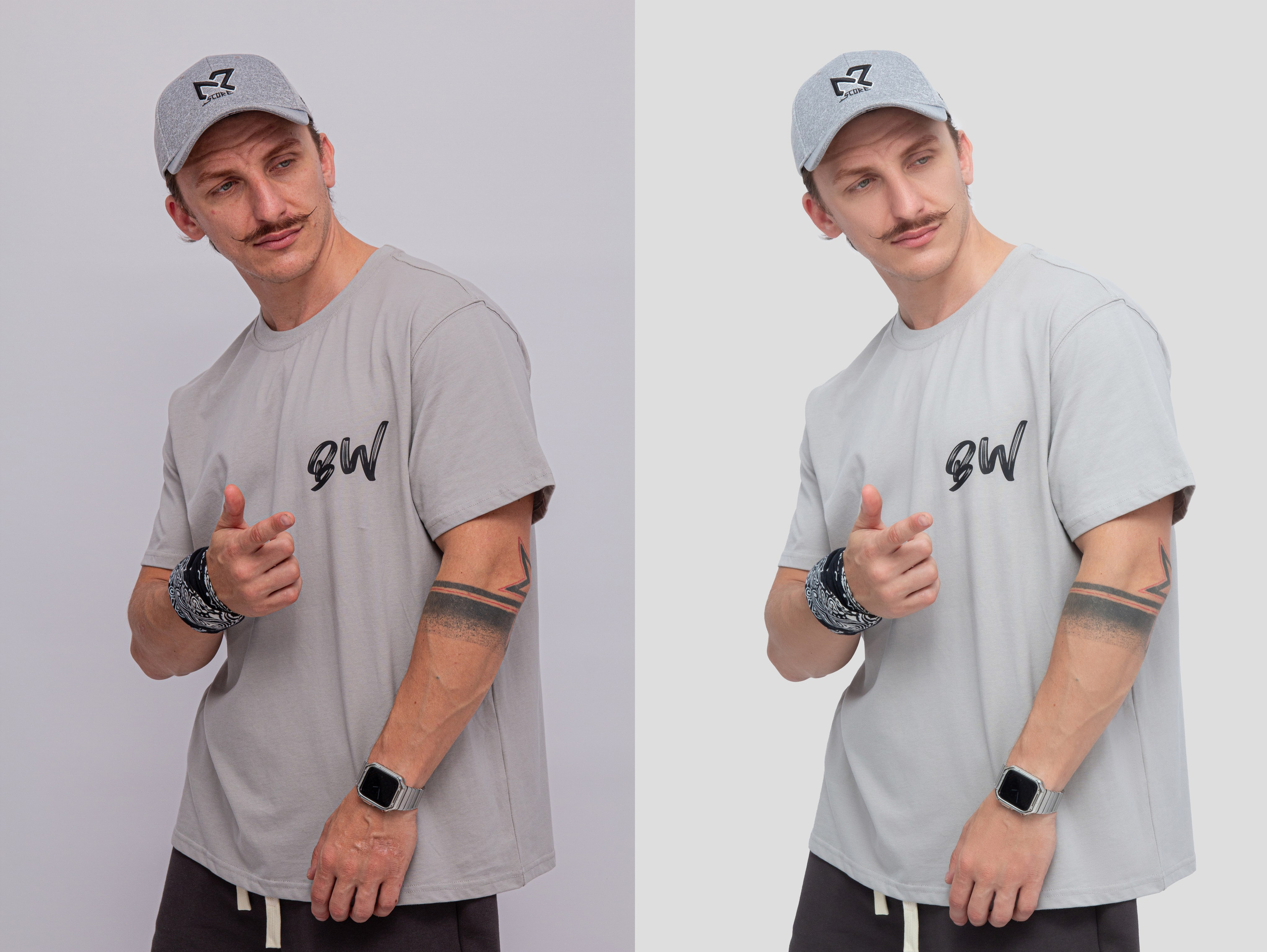 Ретушь портретов для рекламы спортивной одежды — динамика и стиль! | Студия SVITHART