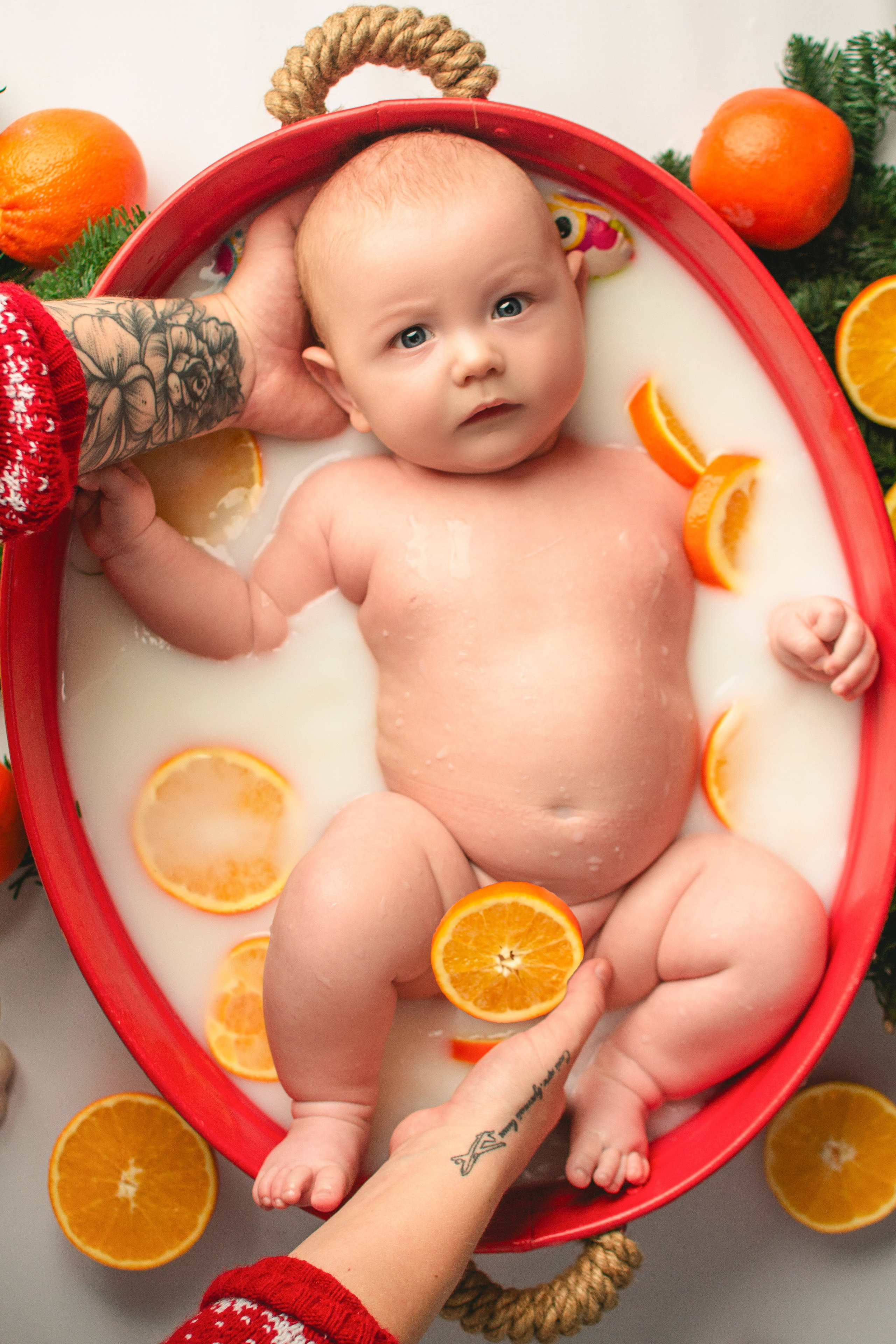 Молочные ванны. Фотограф новорождённых в Санкт-Петербурге Наталья Булгакова
