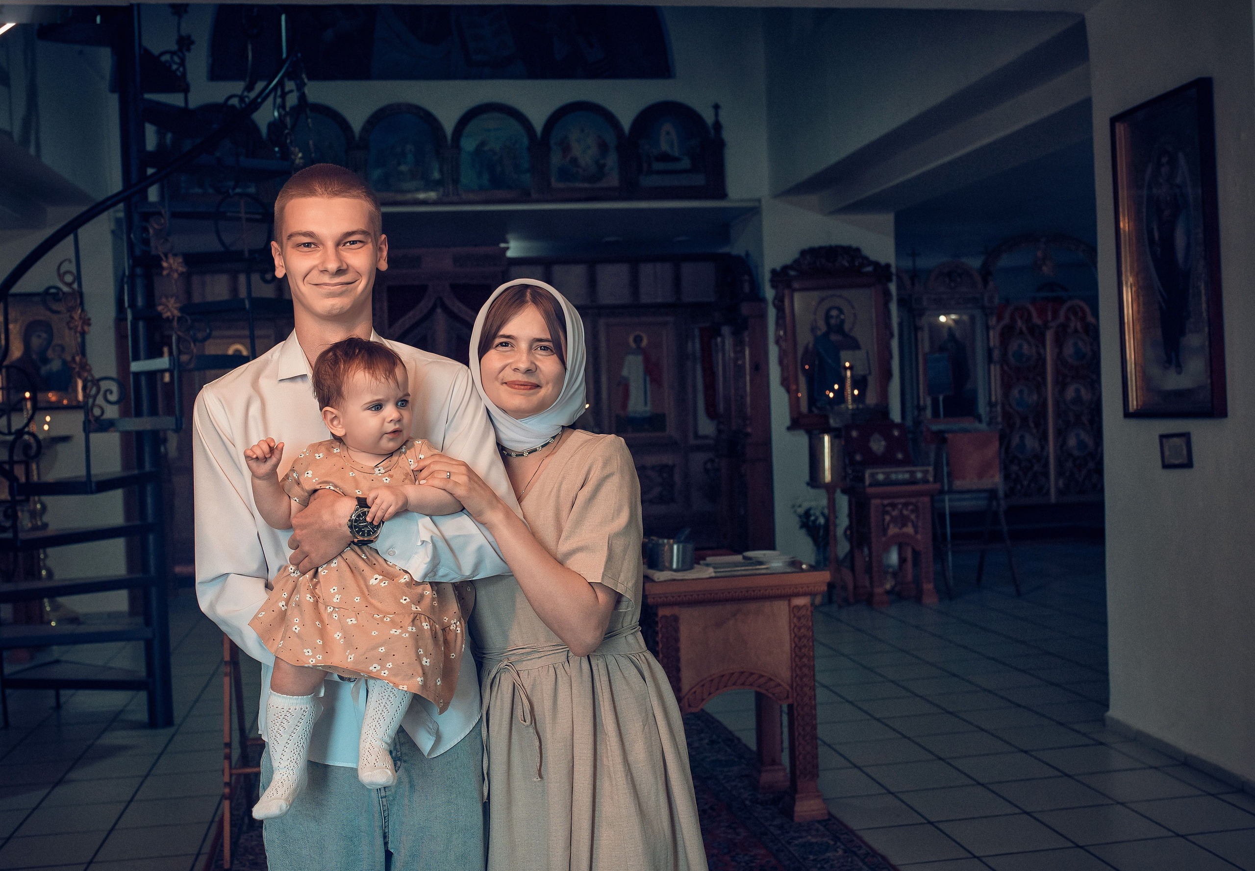 Фото крещения в Красноярске. Фотографы крещения/венчания  Красноярск Татьяна и Вячеслав Переваловы