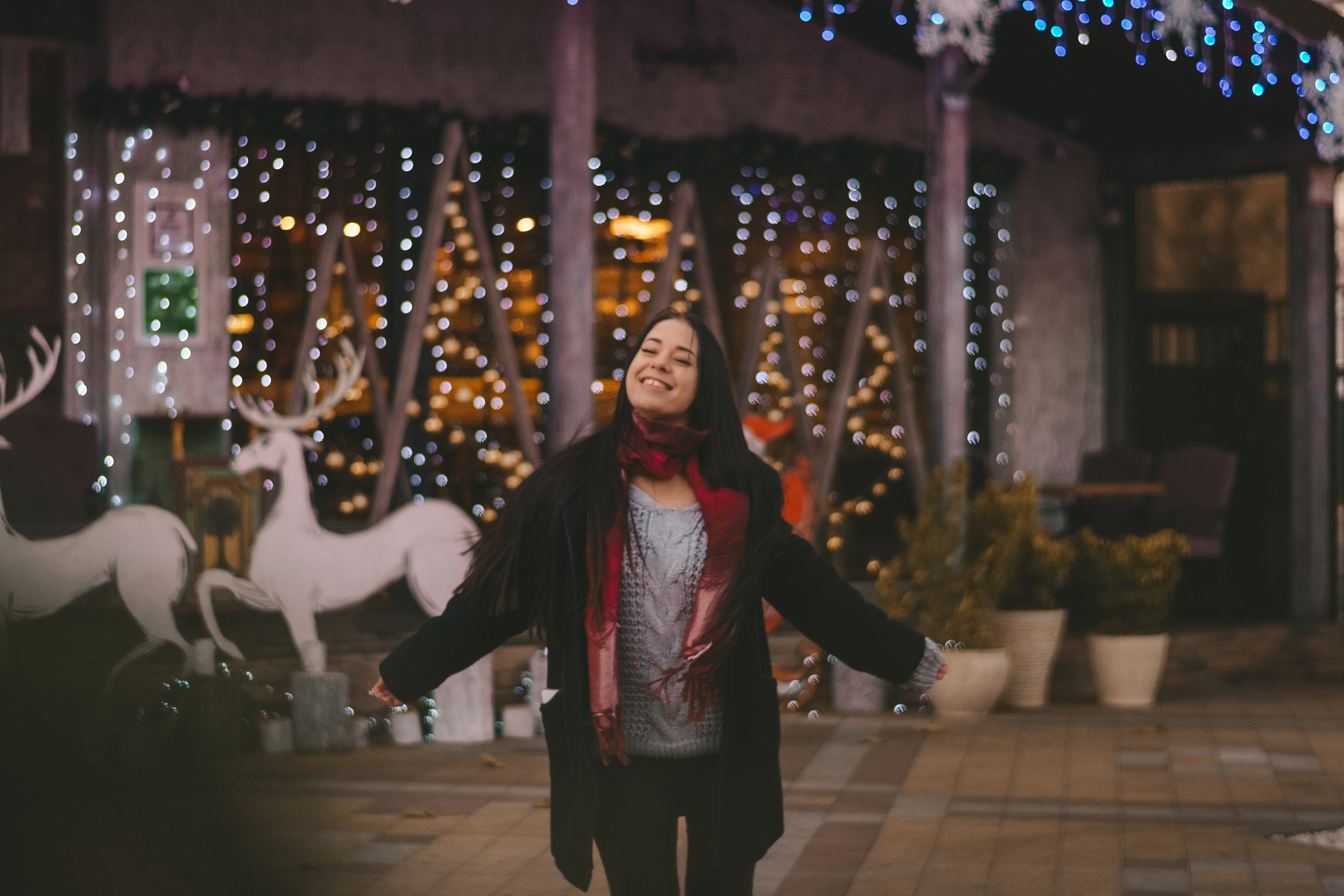 Зимняя street съемка. Леся и Юля. Семейный и женский фотограф в Краснодаре Анастасия Приймак