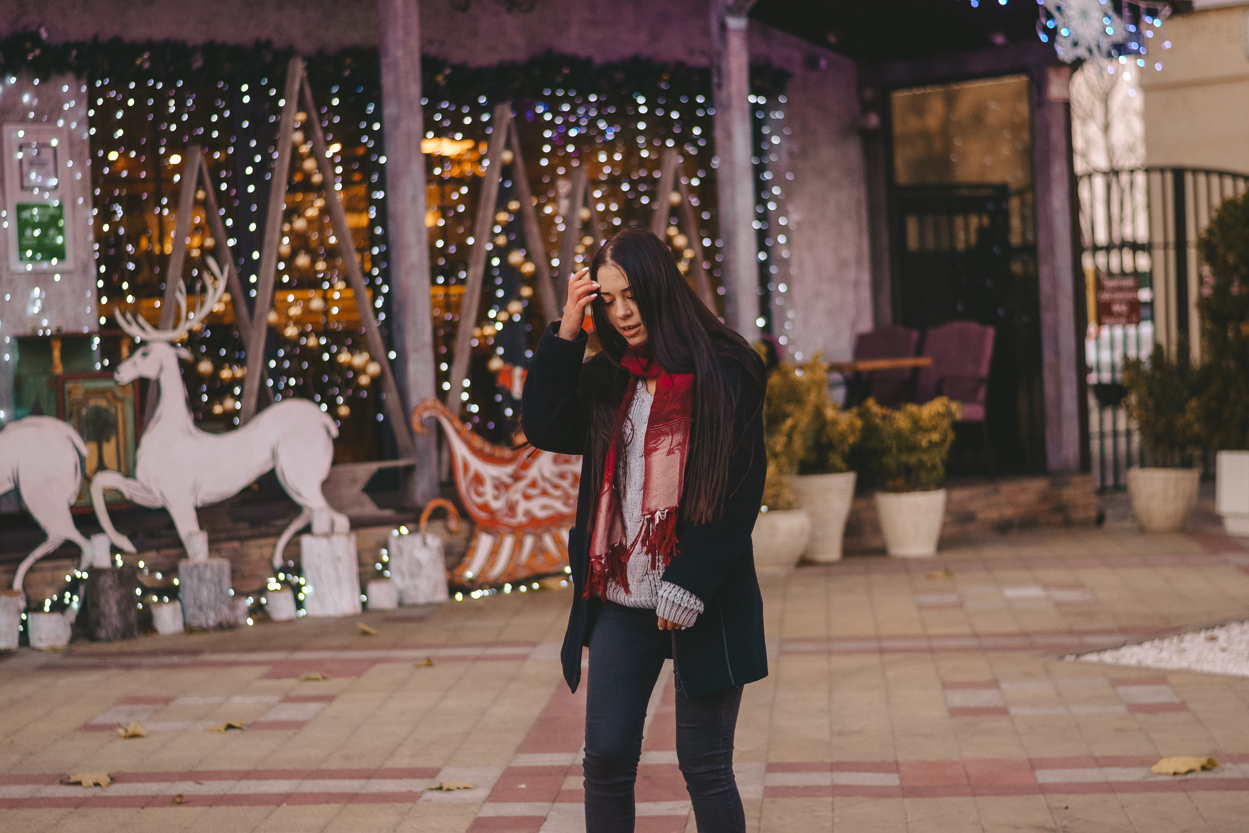 Зимняя street съемка. Леся и Юля. Семейный и женский фотограф в Краснодаре Анастасия Приймак