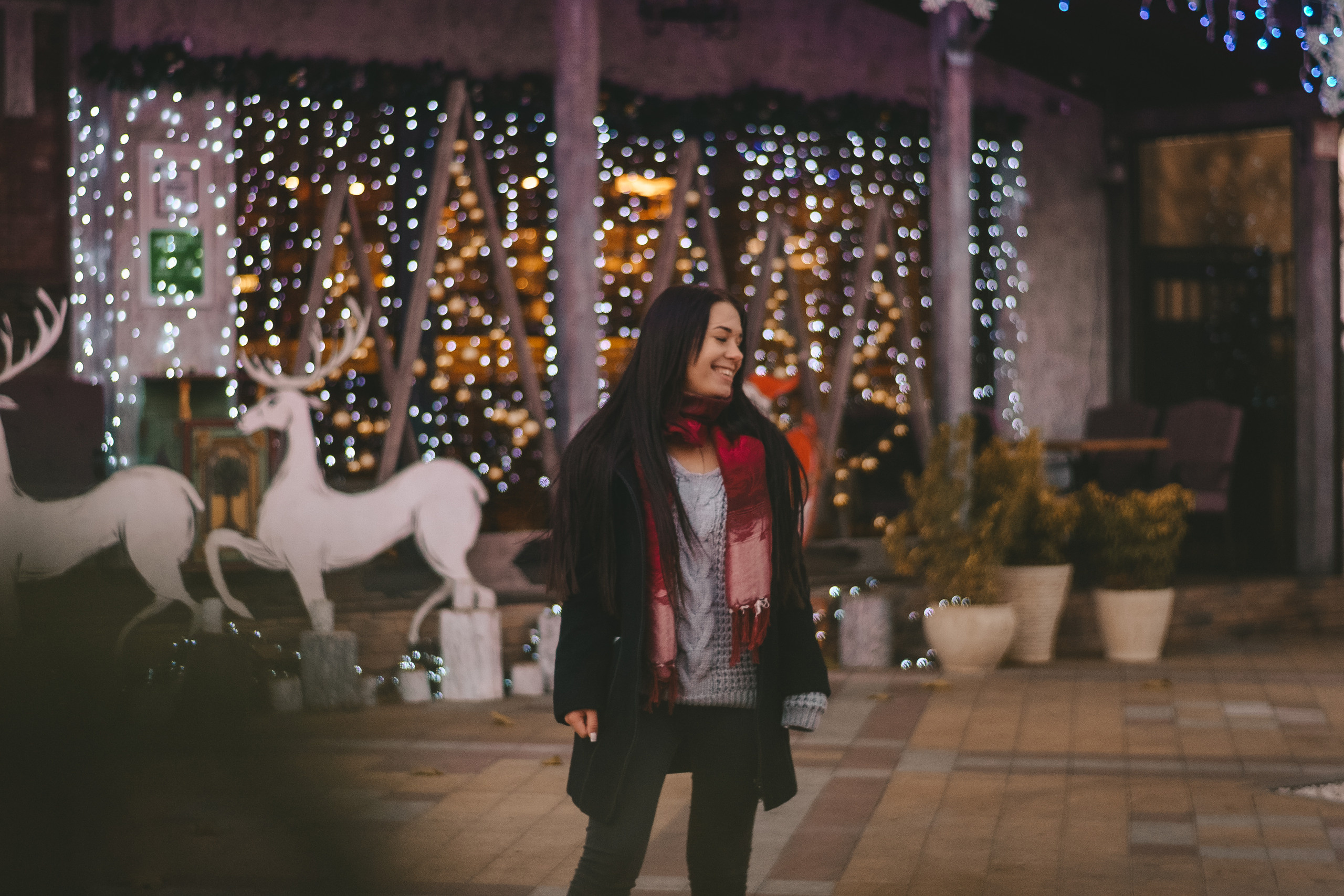 Зимняя street съемка. Леся и Юля. Семейный и женский фотограф в Краснодаре Анастасия Приймак