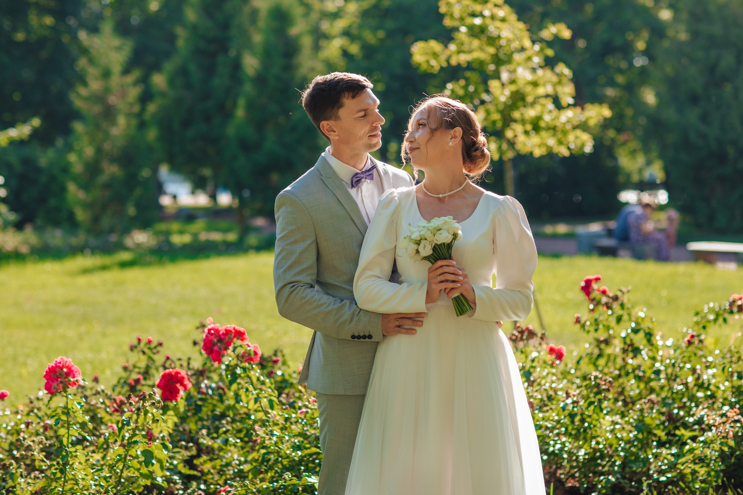 Александр и Вероника. Регистрация брака в Сестрорецке и прогулка. Свадебный и семейный фотограф в Санкт-Петербурге и Сестрорецке