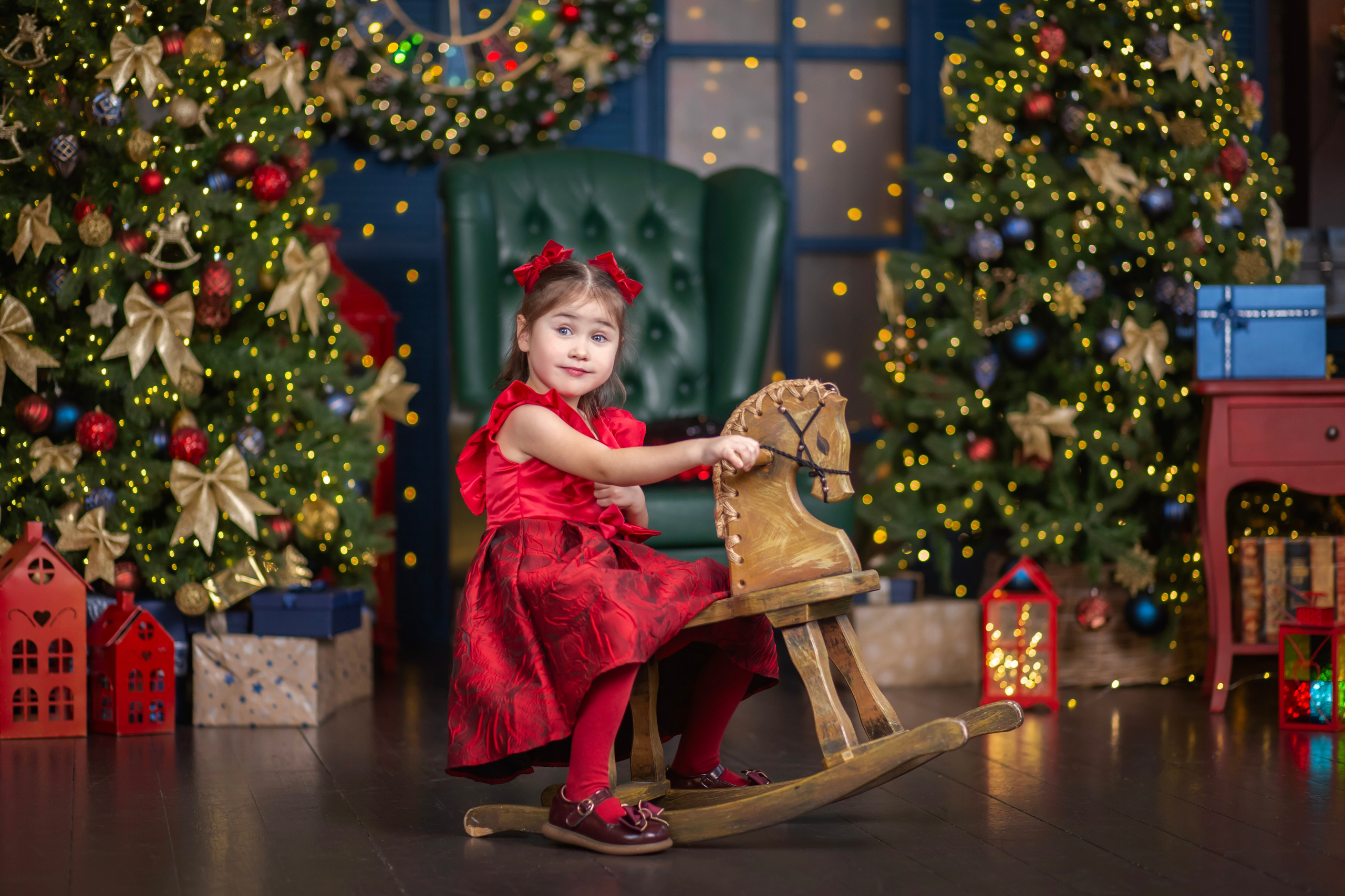 Семейная новогодняя фотосессия. Семейный и детский фотограф в Москве и МО — Александра