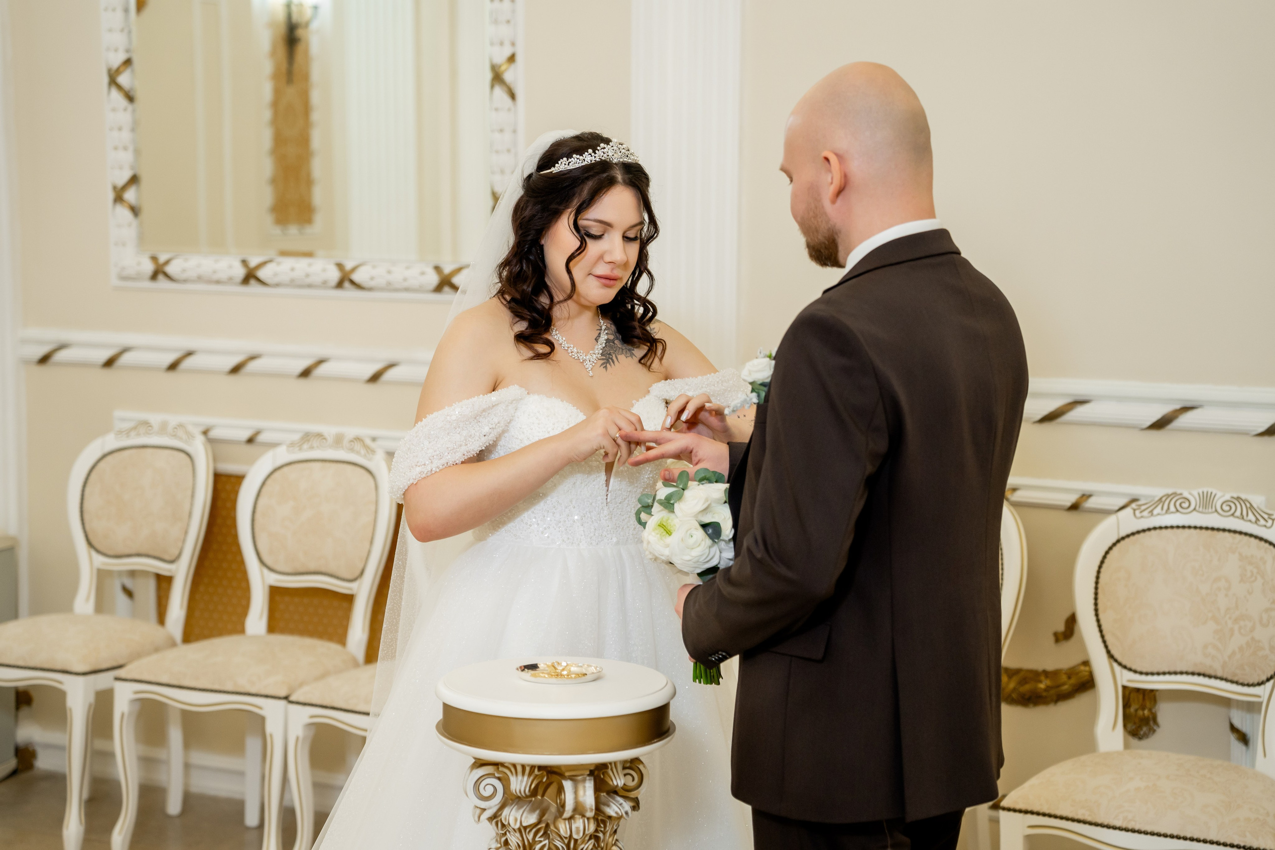 Дарина и Александр. Сборы невесты, загс, банкет. Фотограф и видеограф в Москве и Московской области Мария Вишня