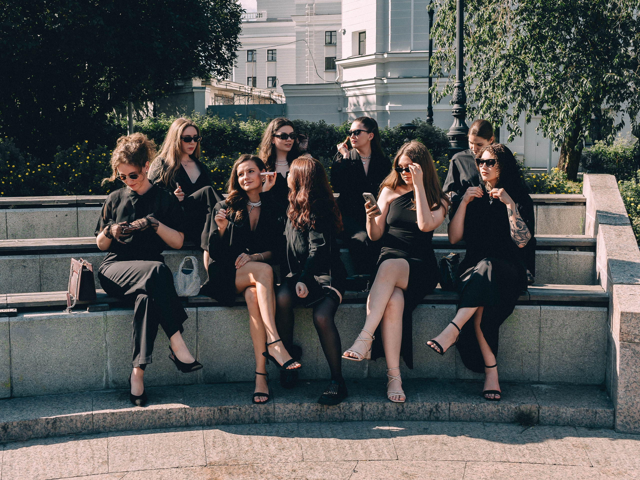 Девичник в чёрном. Фотограф в Екатеринбурге Яна Круташова