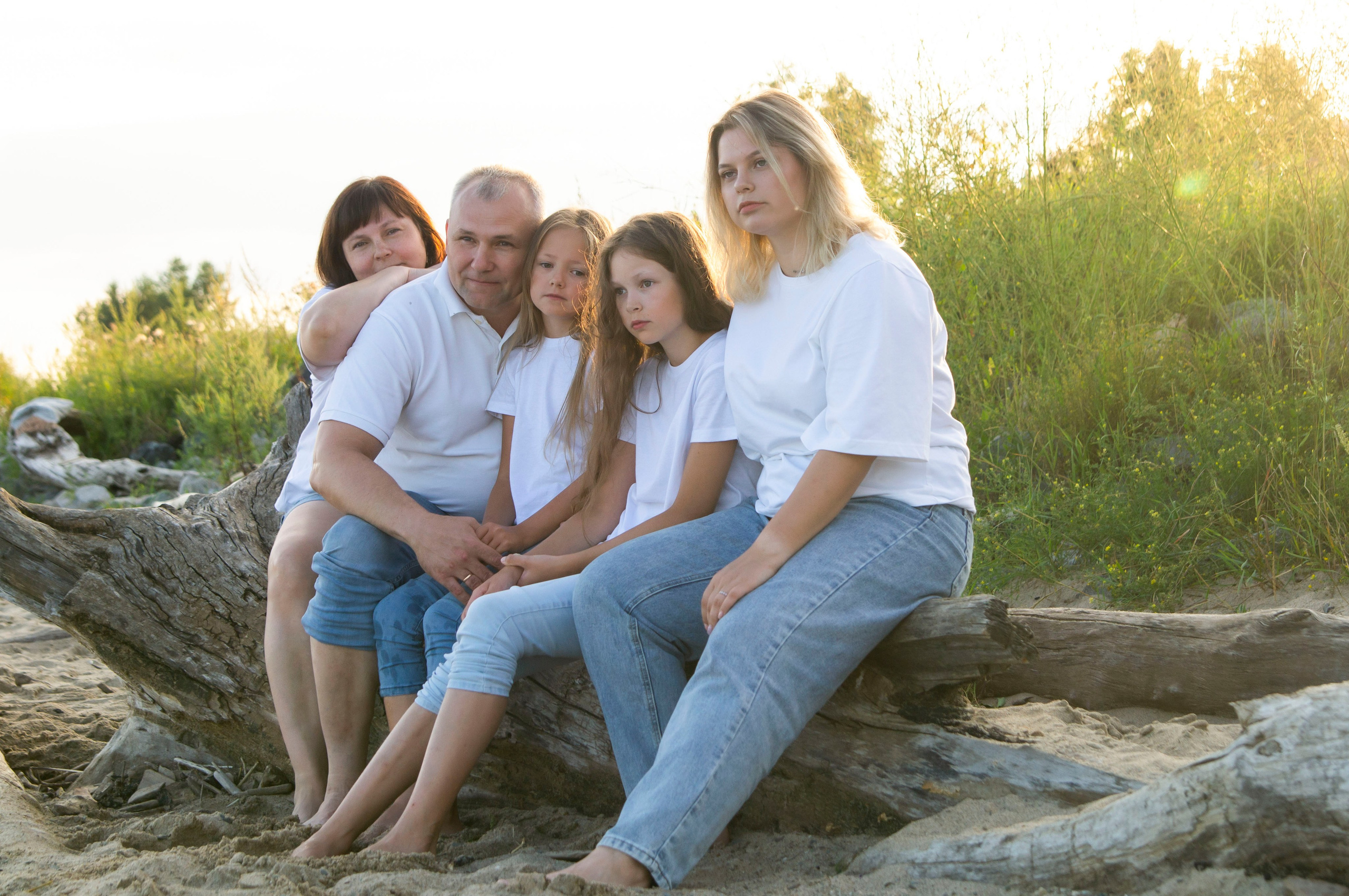 Олеся, Александр, Ева, Яра и Кира. Фотограф в Новосибирске Катя Крыловская