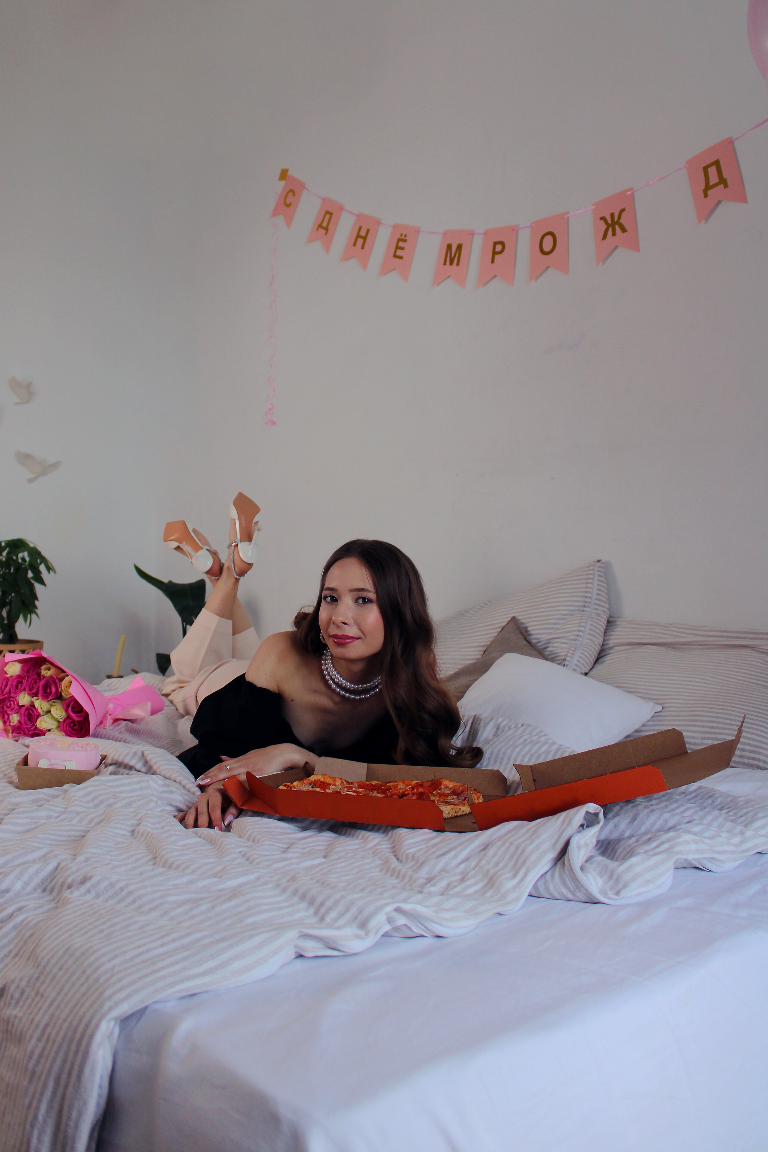 День рождения (студия). Женский портретный фотограф в Москве Анастасия Карпова