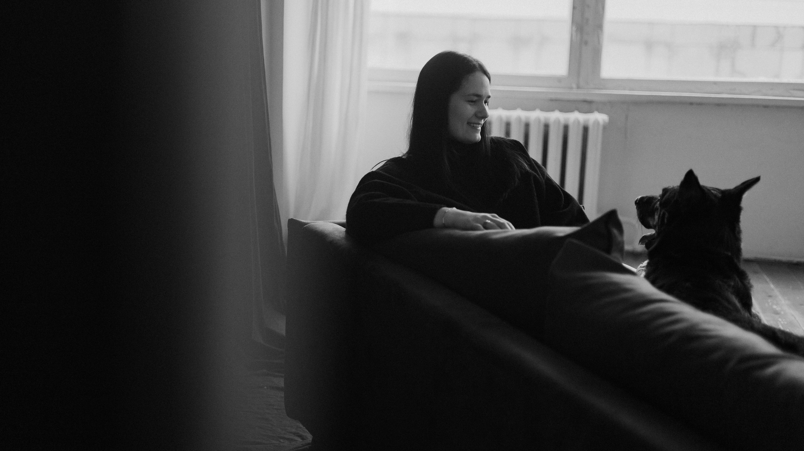 Полина и Зевс. Фотограф-анималист Богданова Полина