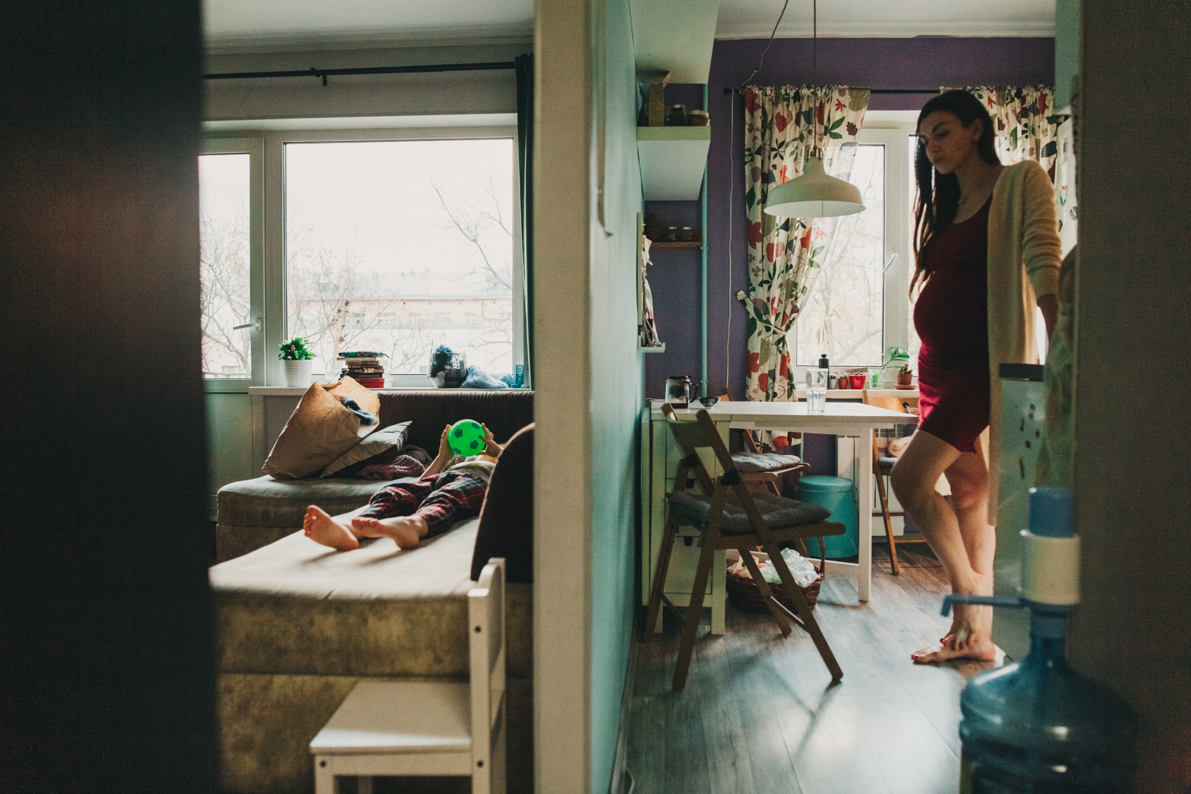 Даша, Даня, Боба. Фотоистория буднего дня. Семейный фотограф, фотограф родов, репортажей фотограф в Санкт-Петербу