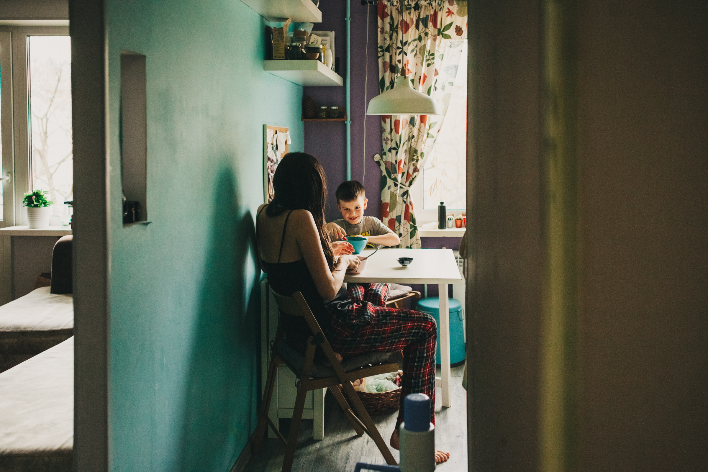 Даша, Даня, Боба. Фотоистория буднего дня. Семейный фотограф, фотограф родов, репортажей фотограф в Санкт-Петербу