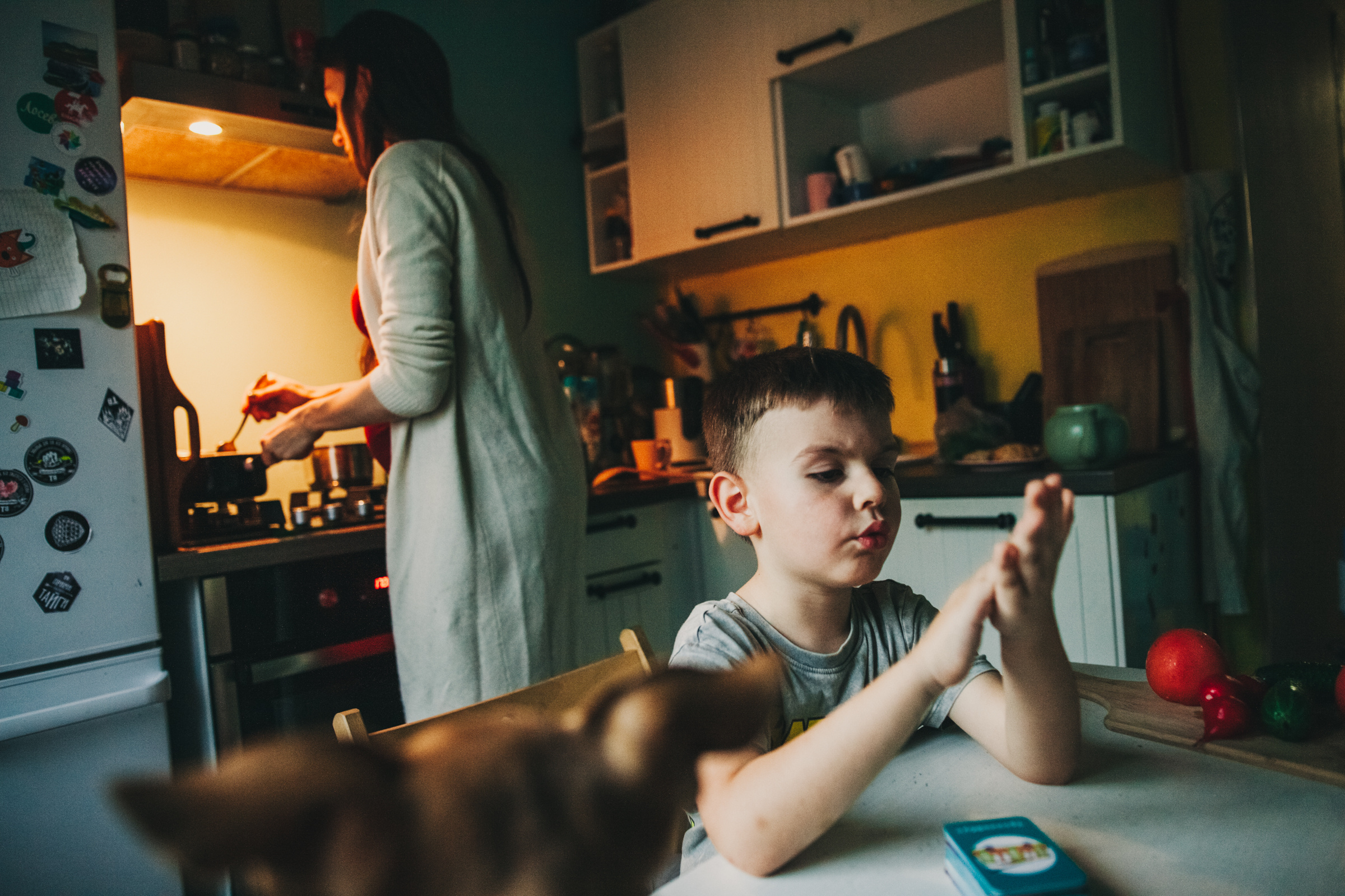 Даша, Даня, Боба. Фотоистория буднего дня. Семейный фотограф, фотограф родов, репортажей фотограф в Санкт-Петербу