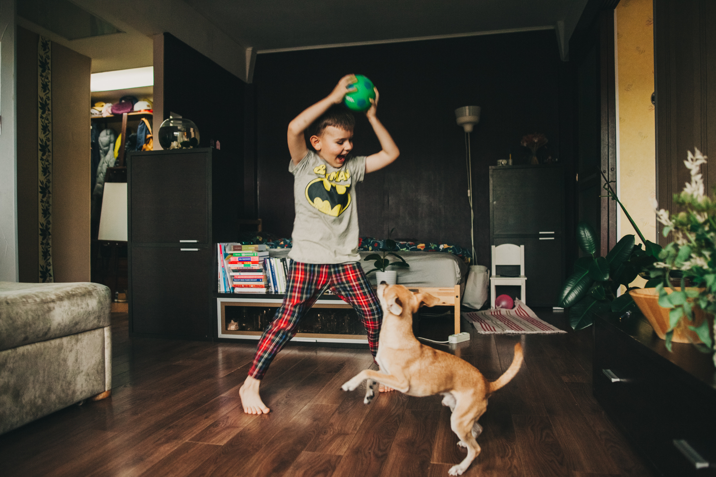 Даша, Даня, Боба. Фотоистория буднего дня. Семейный фотограф, фотограф родов, репортажей фотограф в Санкт-Петербу