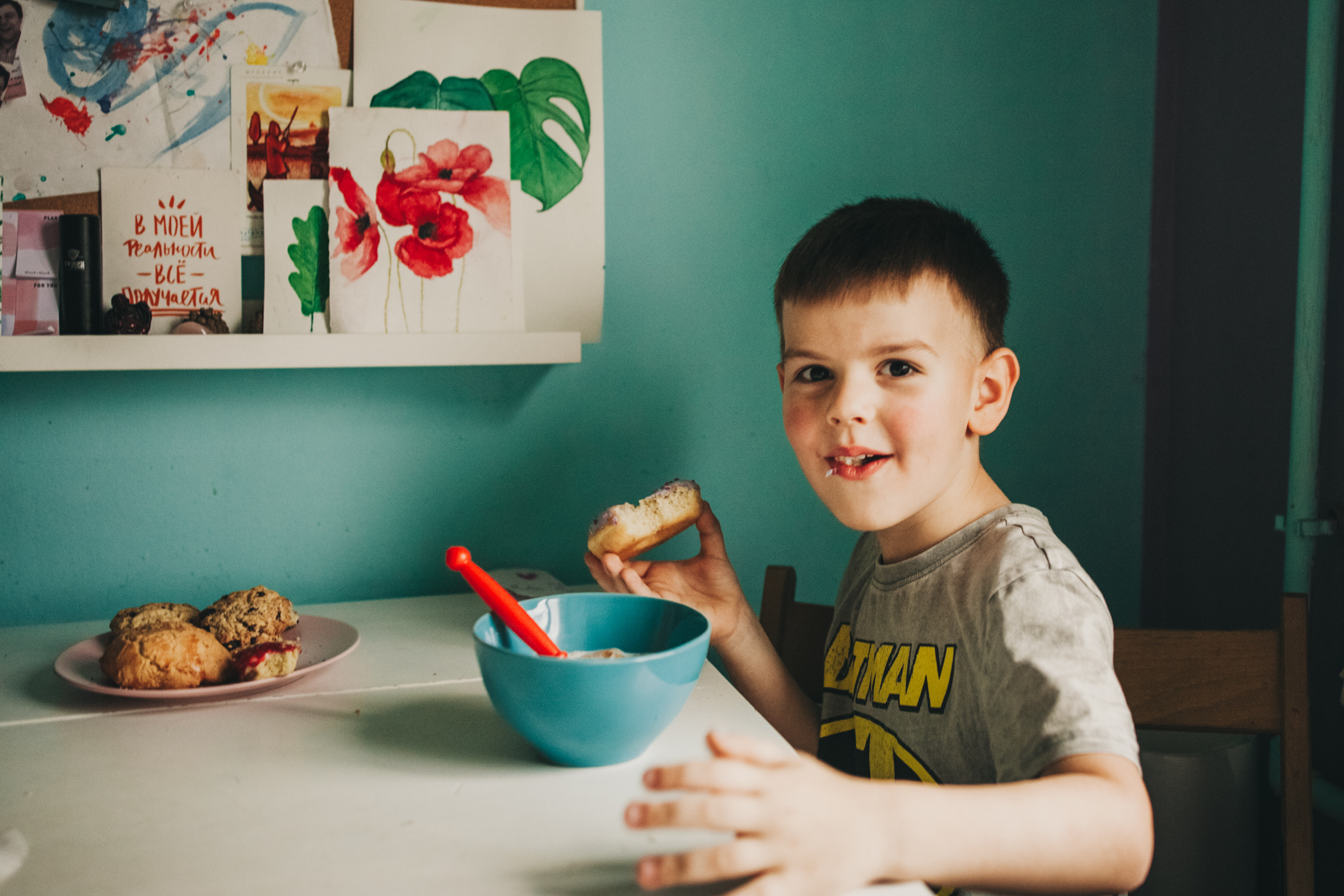 Даша, Даня, Боба. Фотоистория буднего дня. Семейный фотограф, фотограф родов, репортажей фотограф в Санкт-Петербу