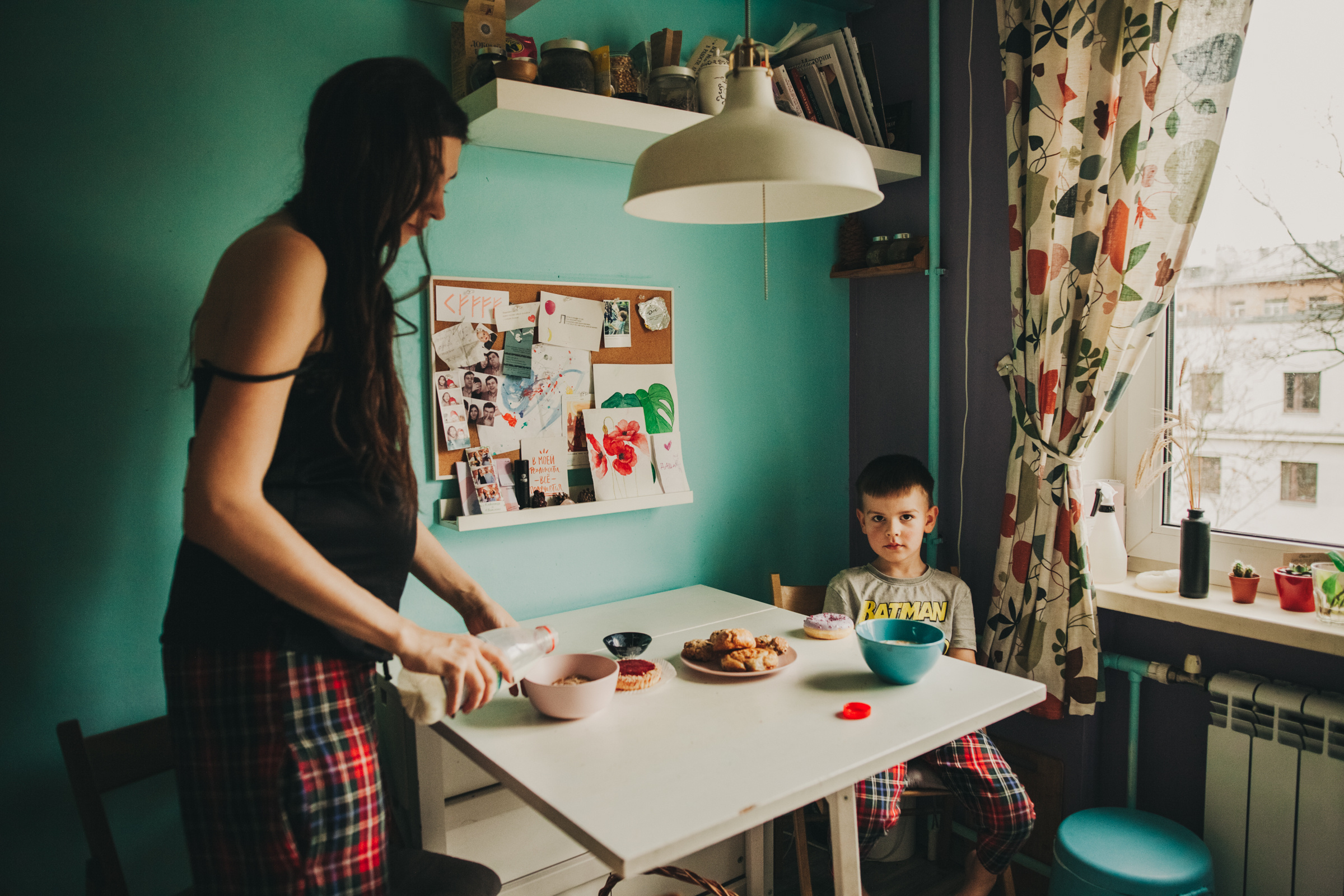 Даша, Даня, Боба. Фотоистория буднего дня. Семейный фотограф, фотограф родов, репортажей фотограф в Санкт-Петербу
