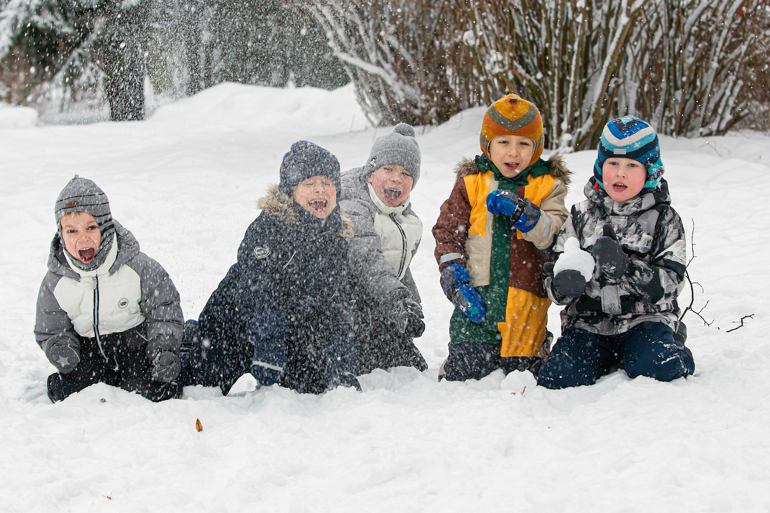 Зима в детском саду. Свадебный, семейный, детский фотограф в Санкт-Петербурге