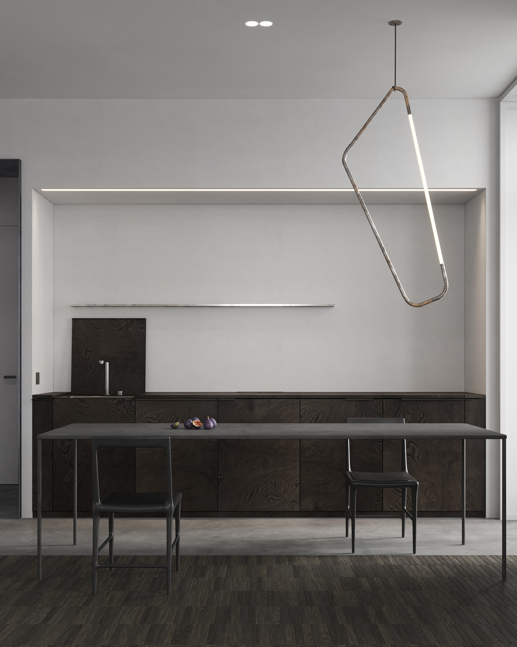 Modern flat. Interior visualization