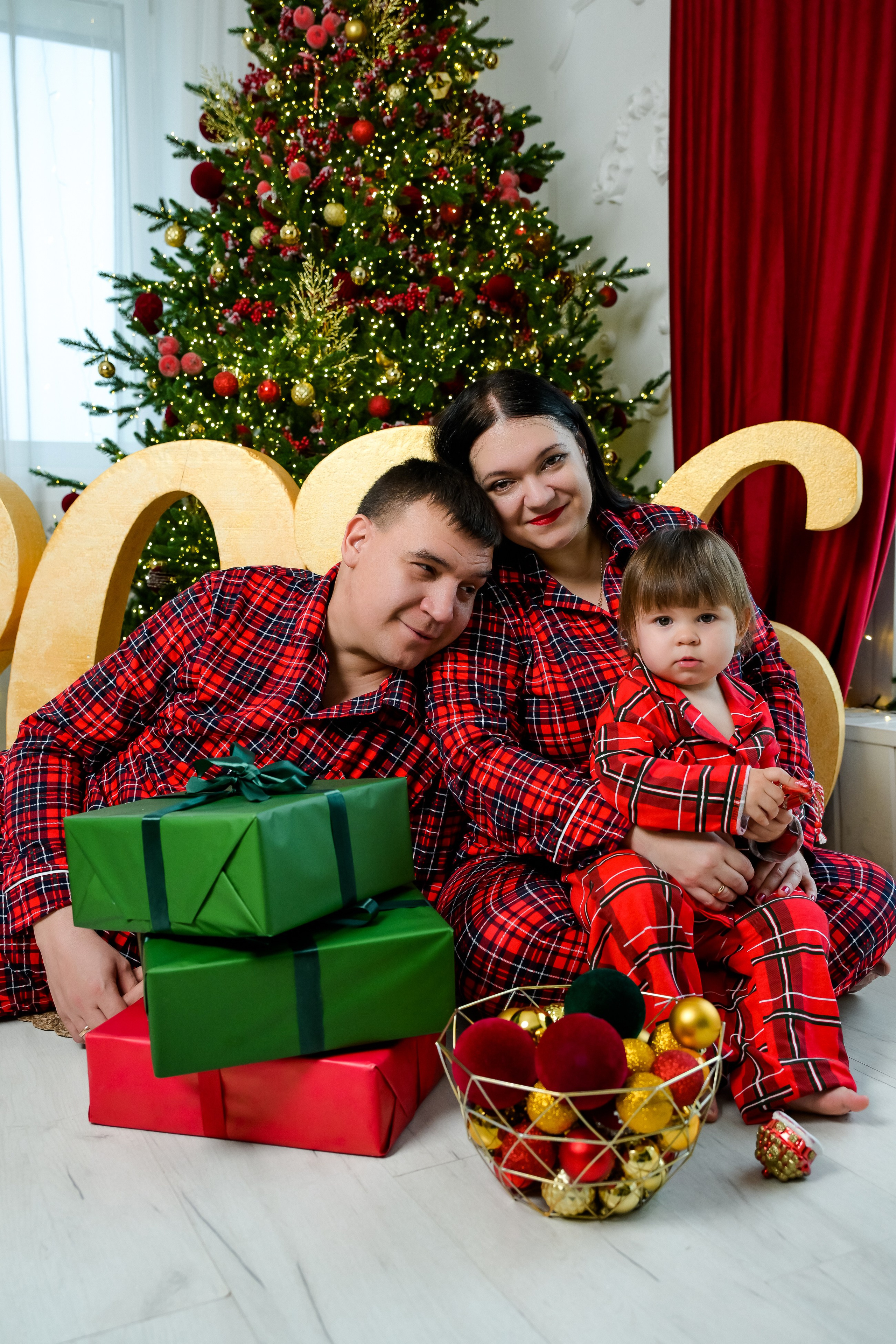 Семья Татьяна, Анатолий и Ксюшенька