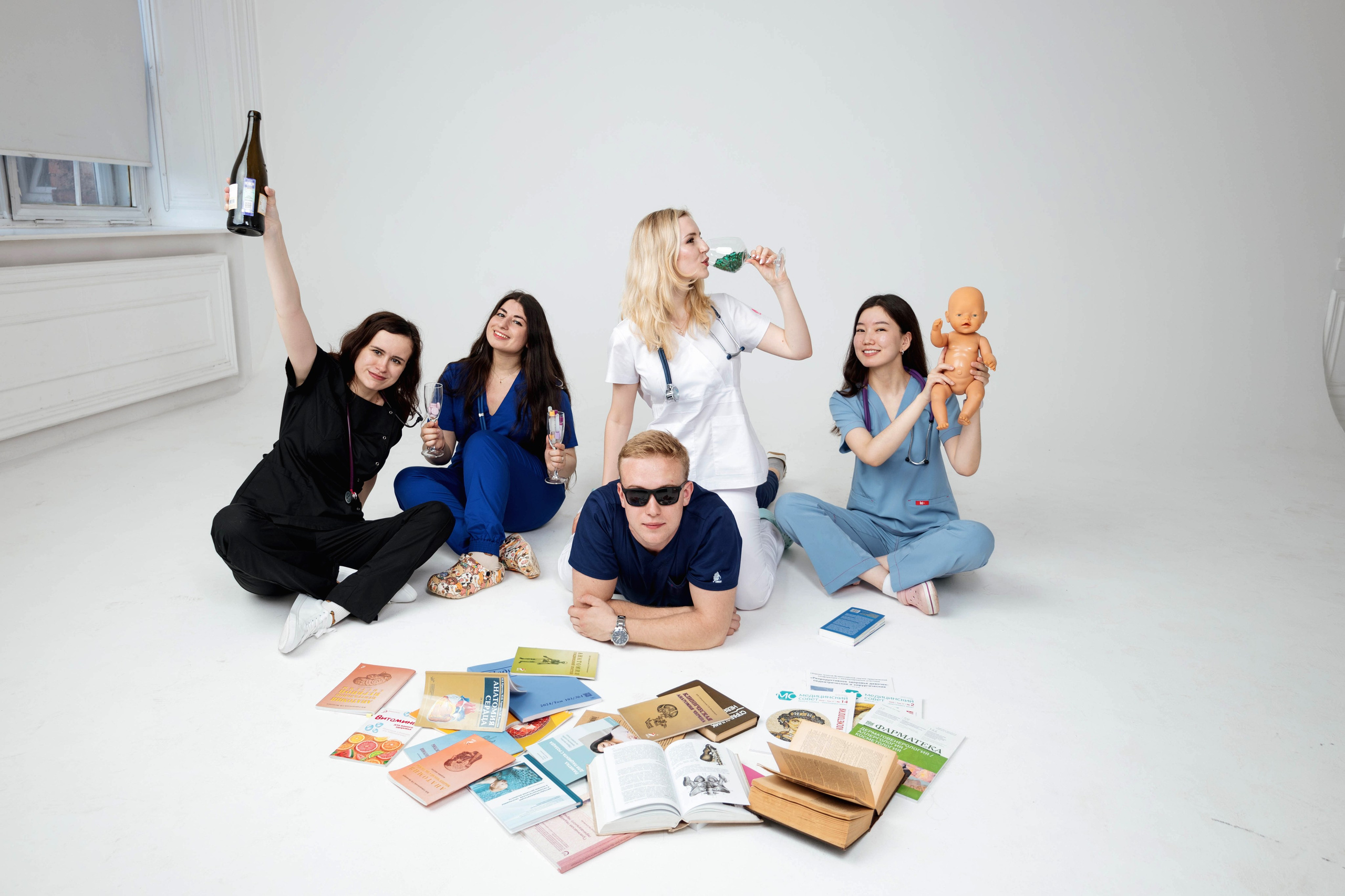 Группа 2.6.13в, Педиатрический факультет РНИМУ. Индивидуальный фотограф в Москве