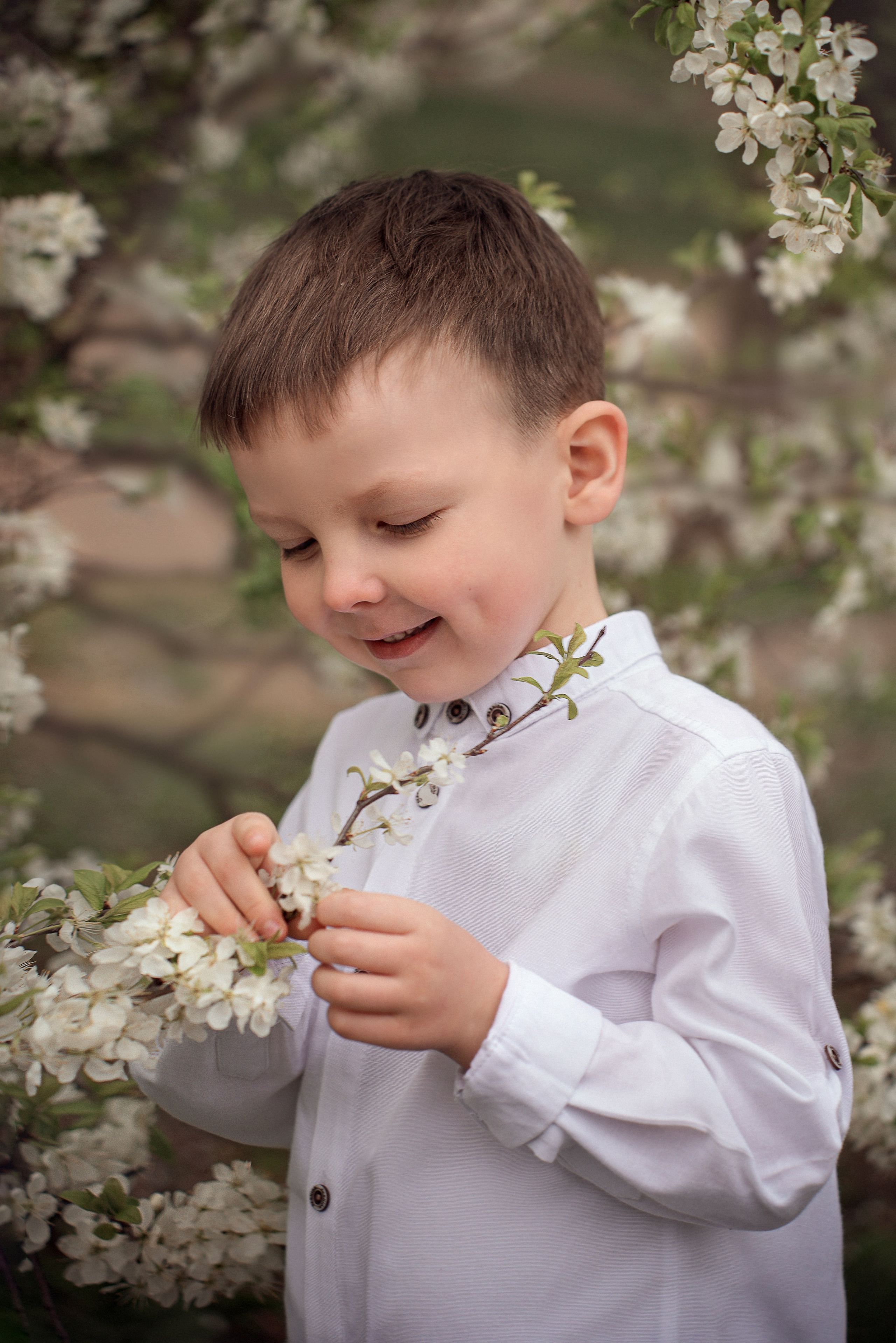 Детский весенний портрет в Красногорске. Фотограф Ольга Чувалдина Москва