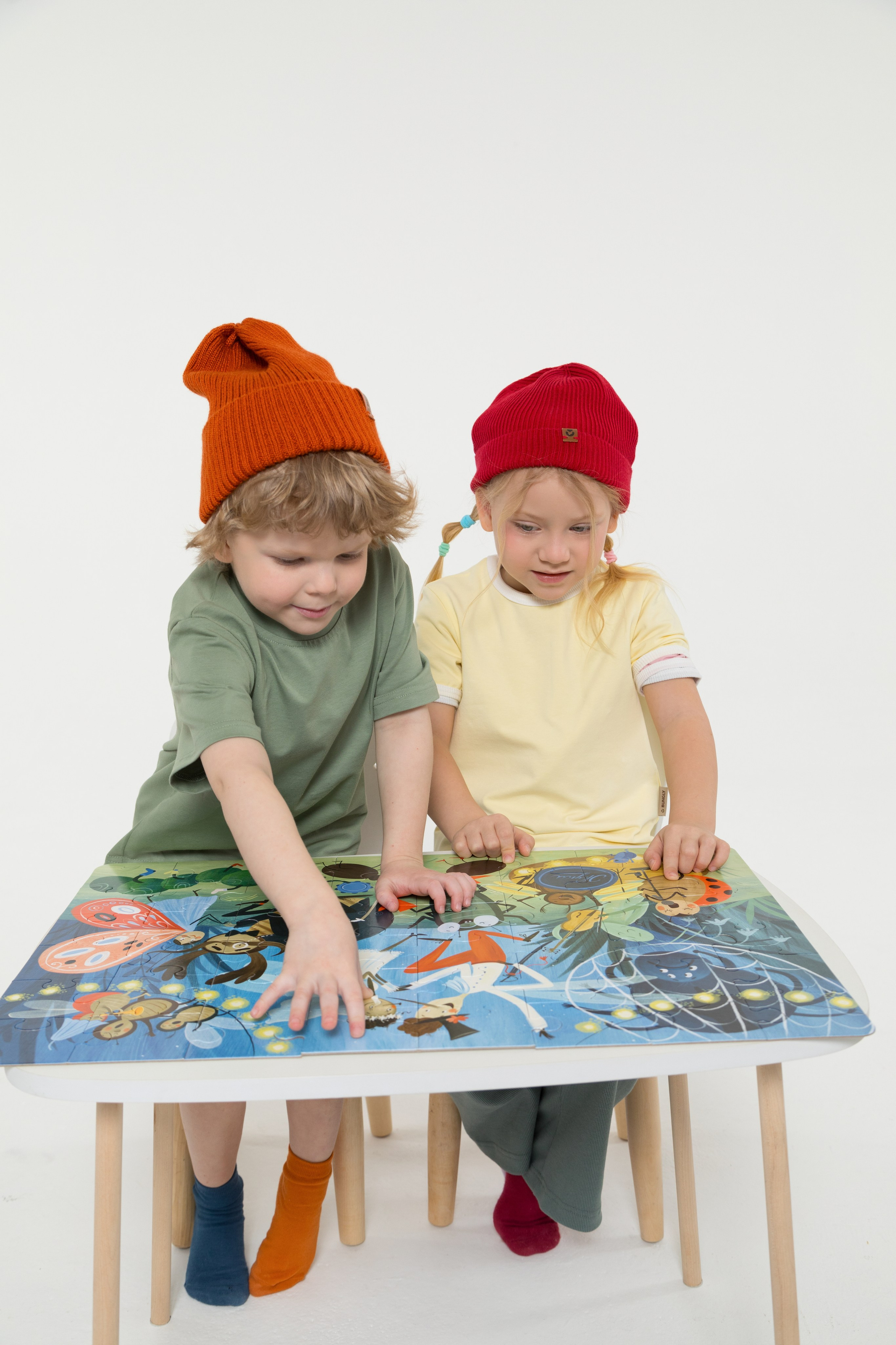 Имиджевая и каталожная съёмка для бренда детских пазлов. Детский и контент фотограф Надя Волкова Санкт-Петербург