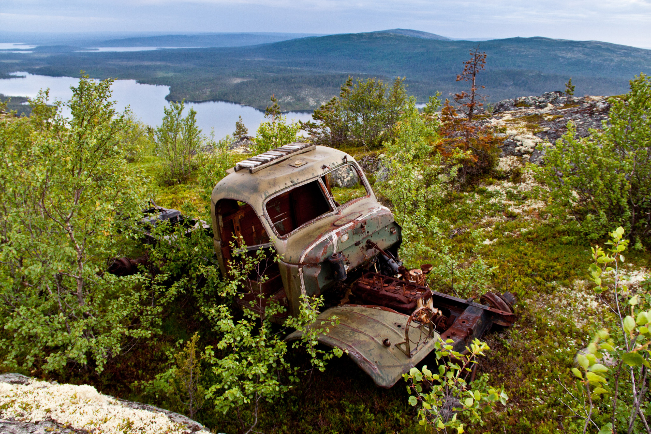 Тундра Лес и Сопки. Пейзажи Крайнего Севера. Баренцево море, Рыбачий, Средний, Немецкий
