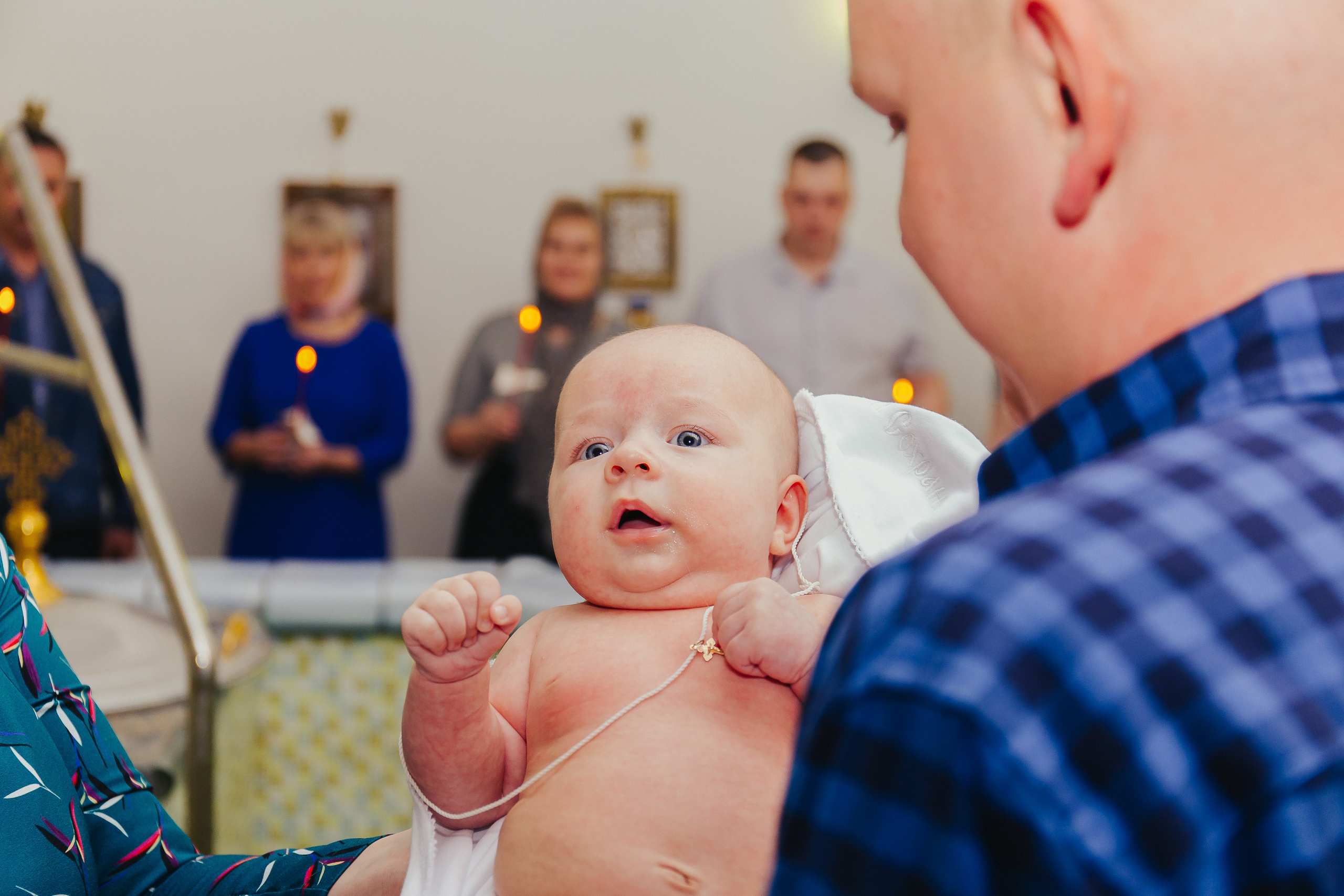Крещение Михаила. Церковь Явления Пресвятой Богородицы. Фотограф новорожденных и детский в Сергиевом Посаде Кругликова Юлия