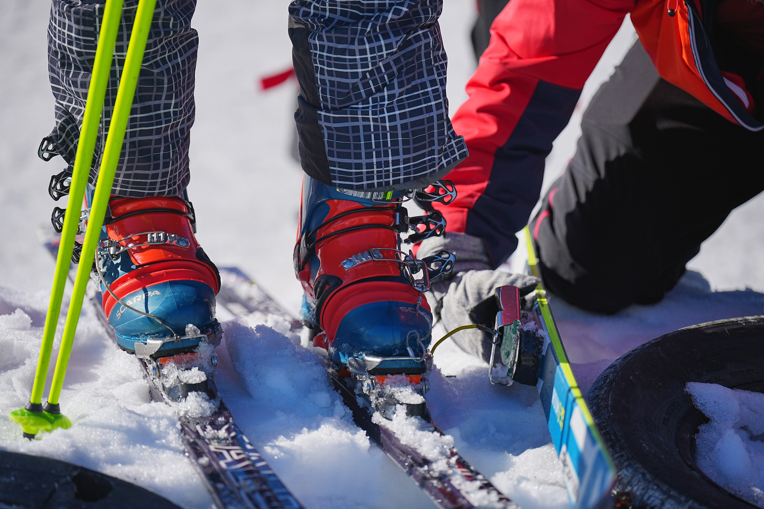 Шуколово. Открытое Первенство МФТИ по горным лыжам. GS, Telemark, 2024. Фотограф Студитский Евгений