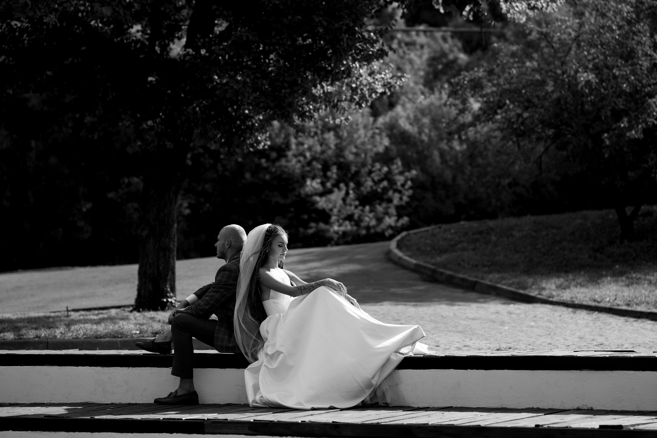 Свадебная фотосесия в Абрау-Дюрсо. Свадебный и семейный фотограф в Краснодаре Владимир Курашев